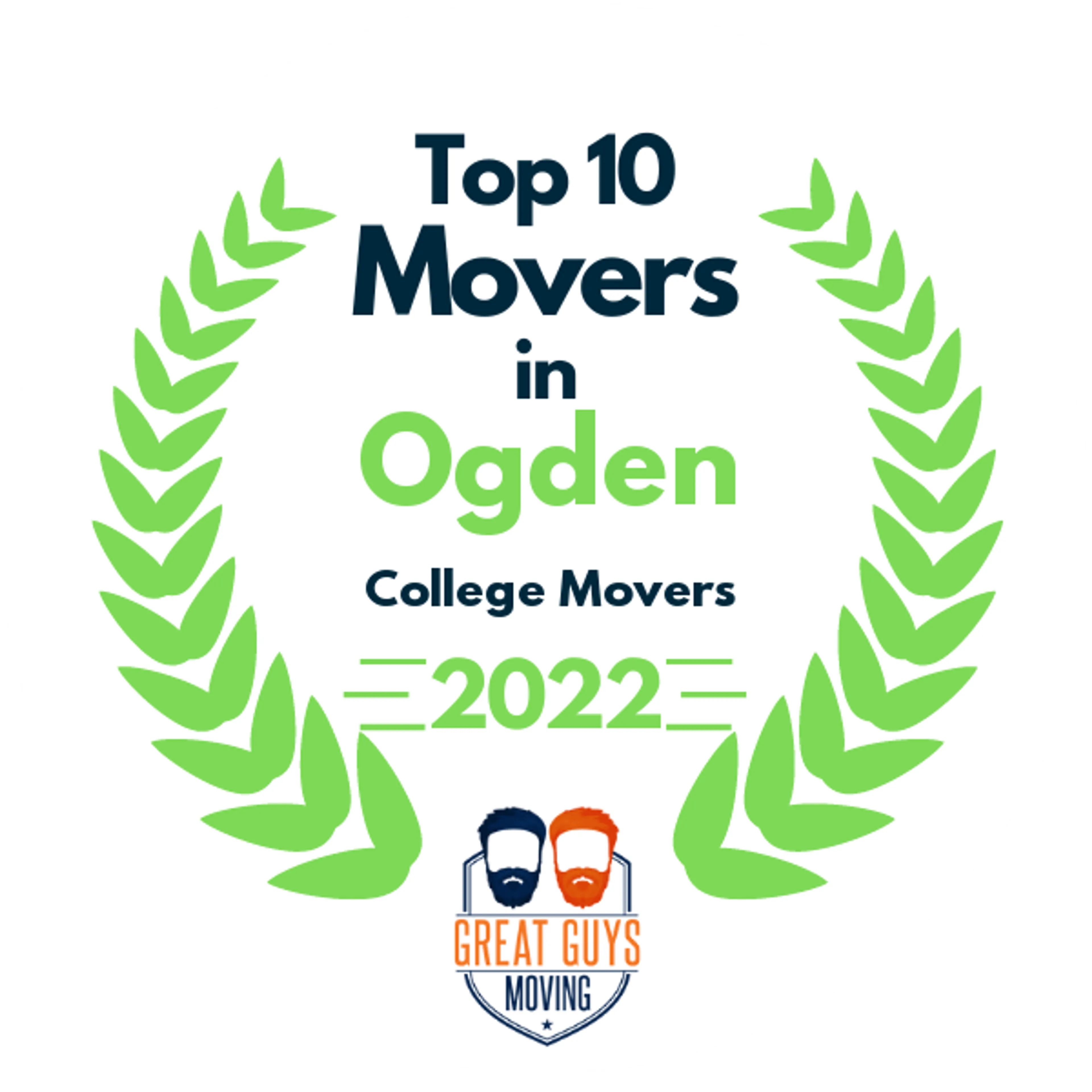 Top 10 Movers in Ogden, UT 2022 award