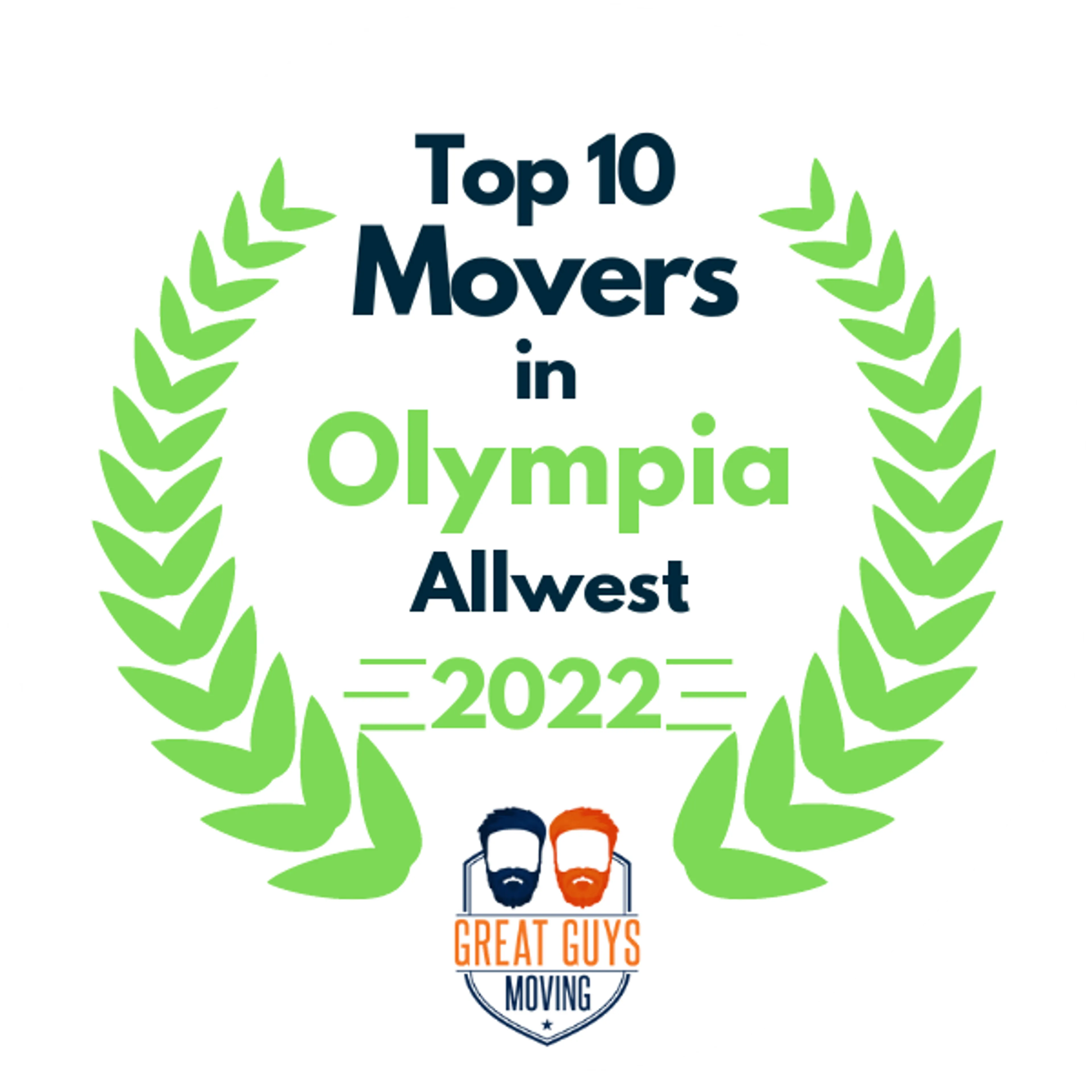 Top 10 Movers in Tacoma, WA 2022 award