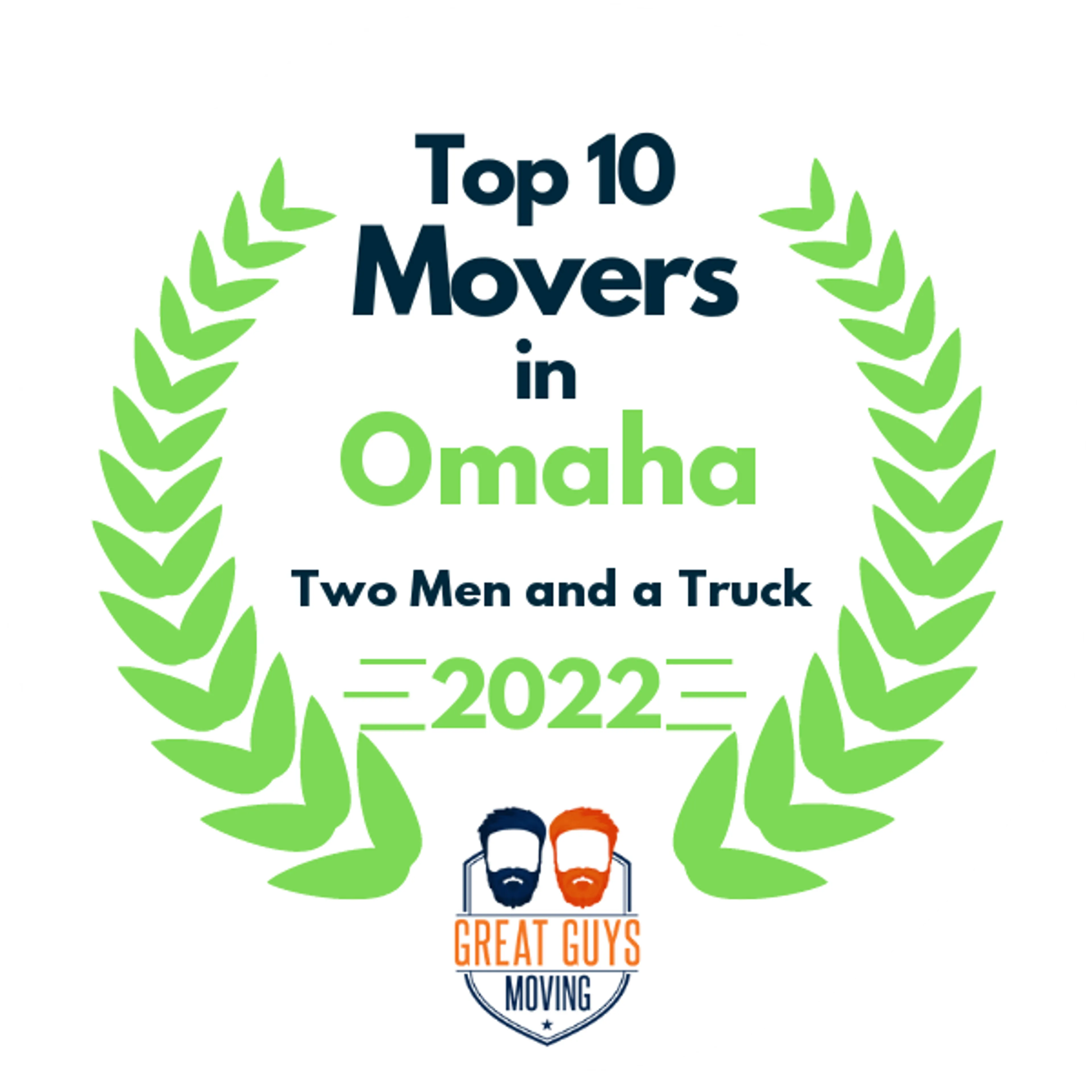 Top 10 Movers in Omaha, NE 2022 award