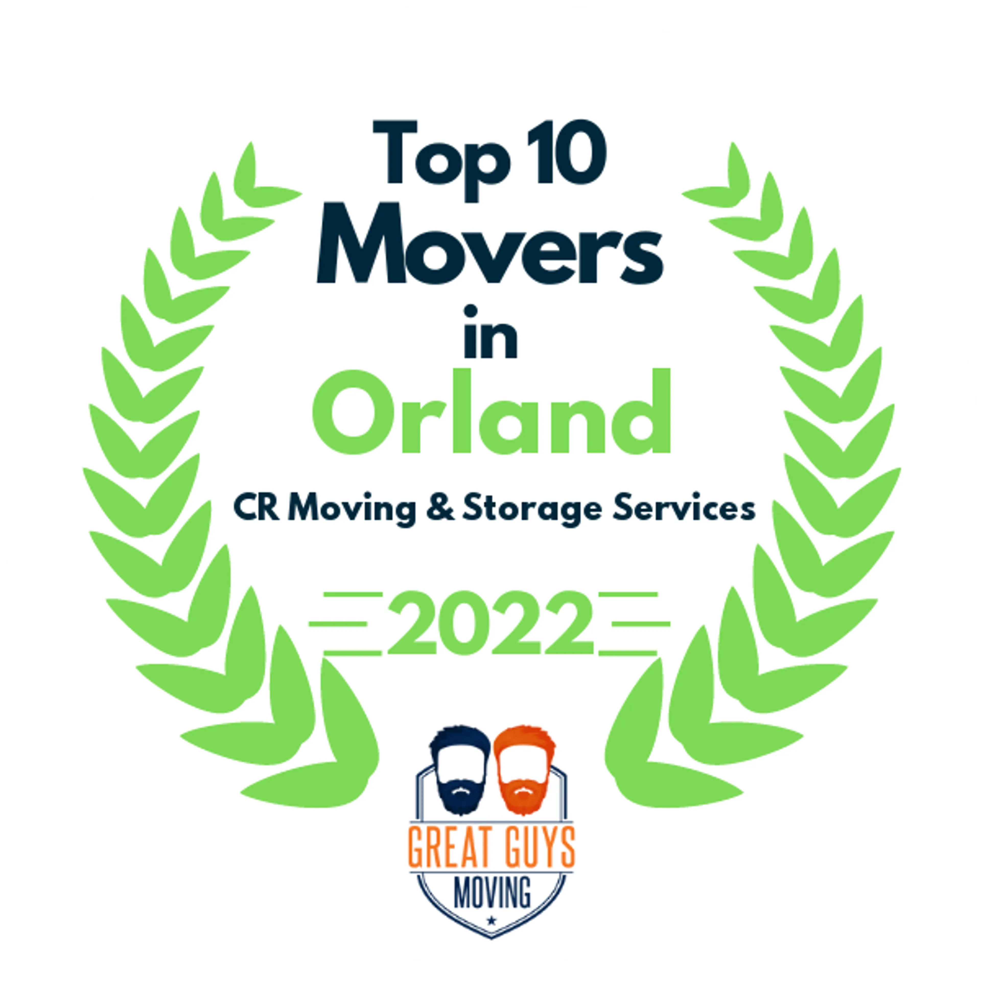 Top 10 Movers in Sacramento, CA 2022 award