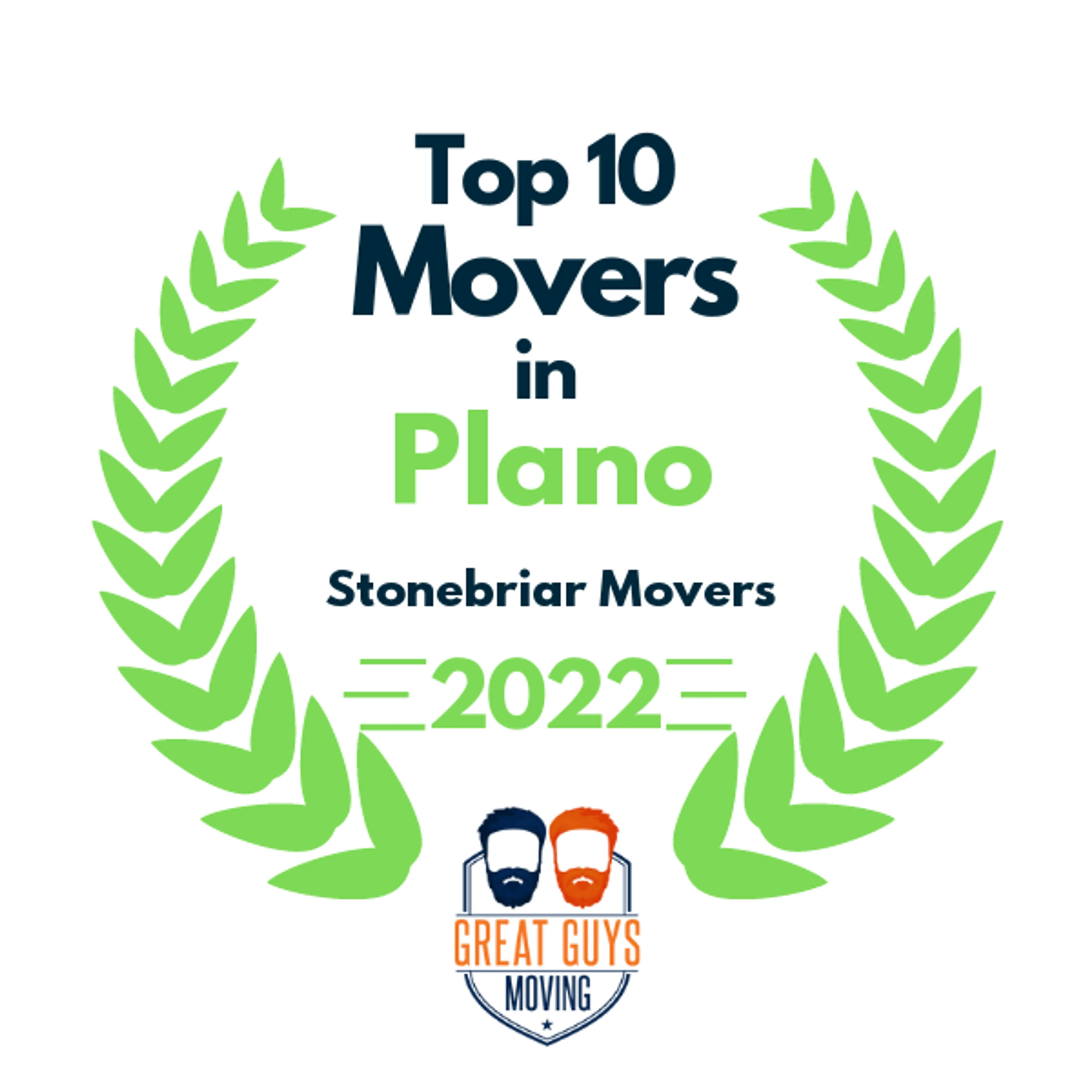 Top 10 Movers in Dallas, TX 2022 award