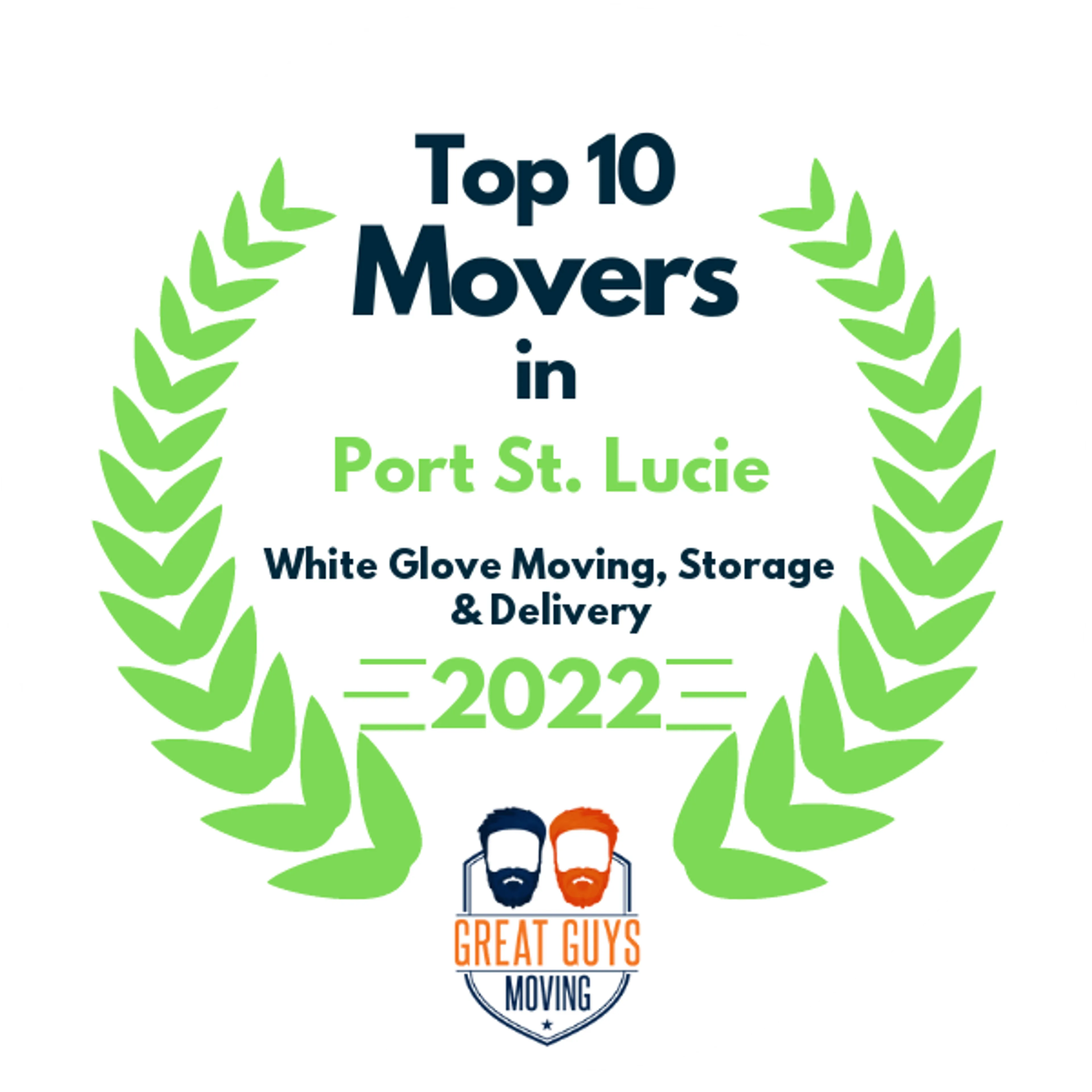 Top 10 Movers in Port St. Lucie, FL 2022 award