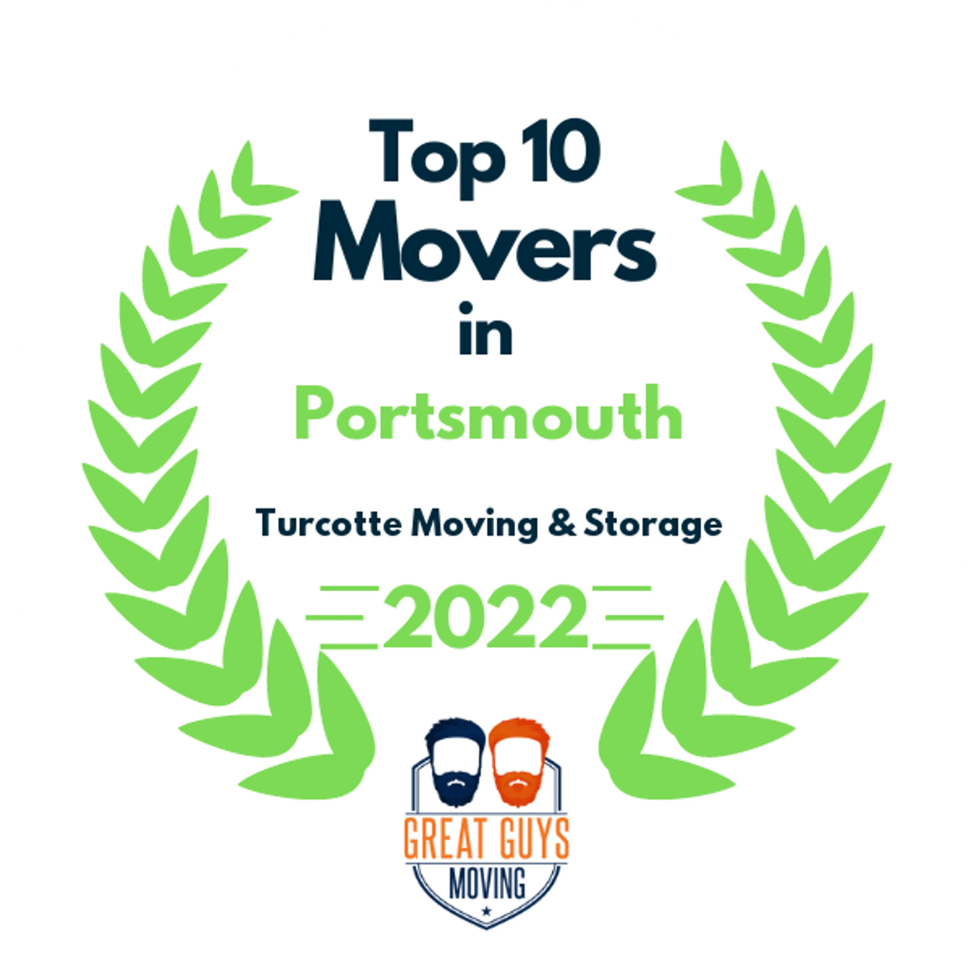 Top 10 Movers in Manchester, NH 2022 award