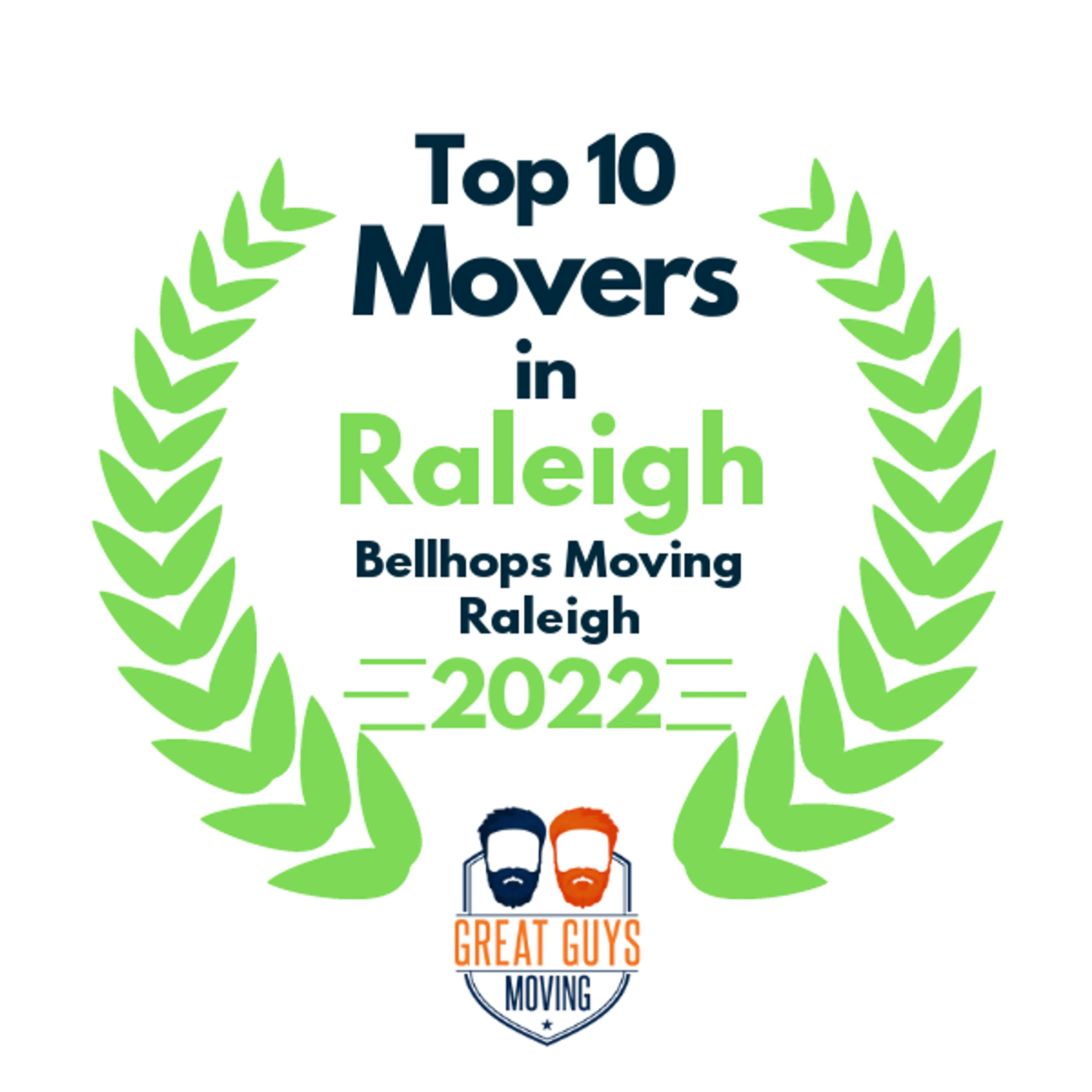 Top 10 Movers in Raleigh, NC 2022 award