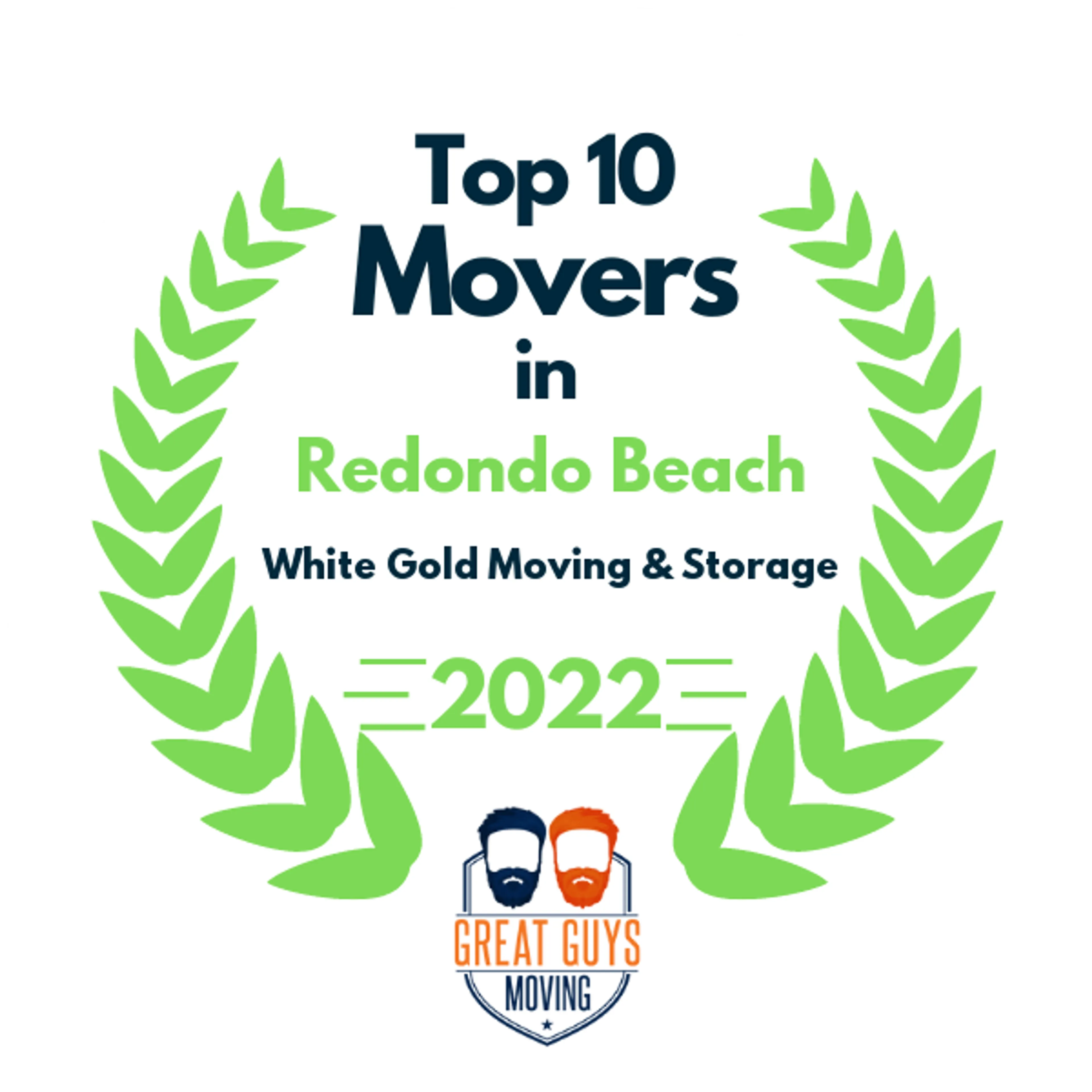 Top 10 Movers in Torrance, CA 2022 award