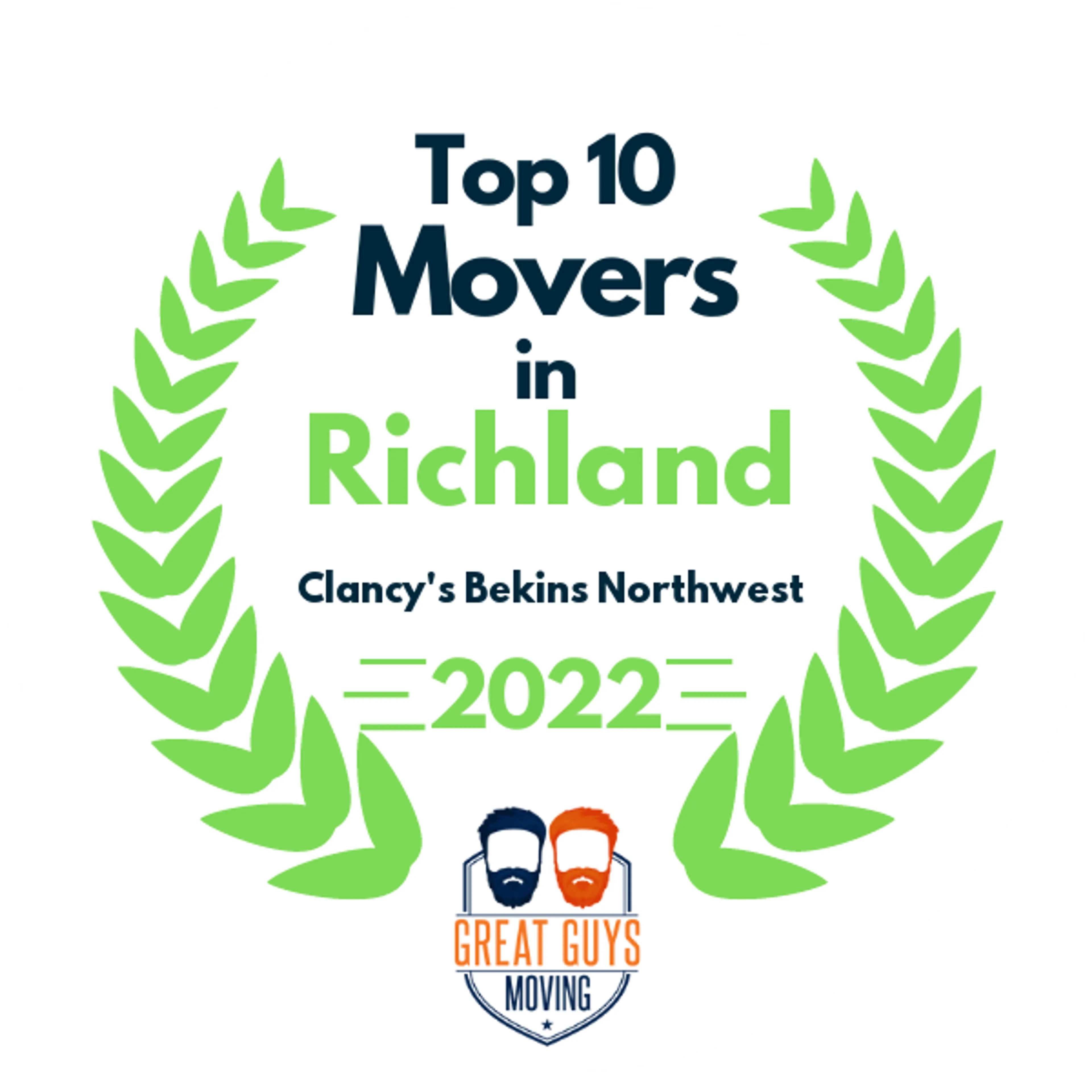 Top 10 Movers in Elgin, OR 2022 award