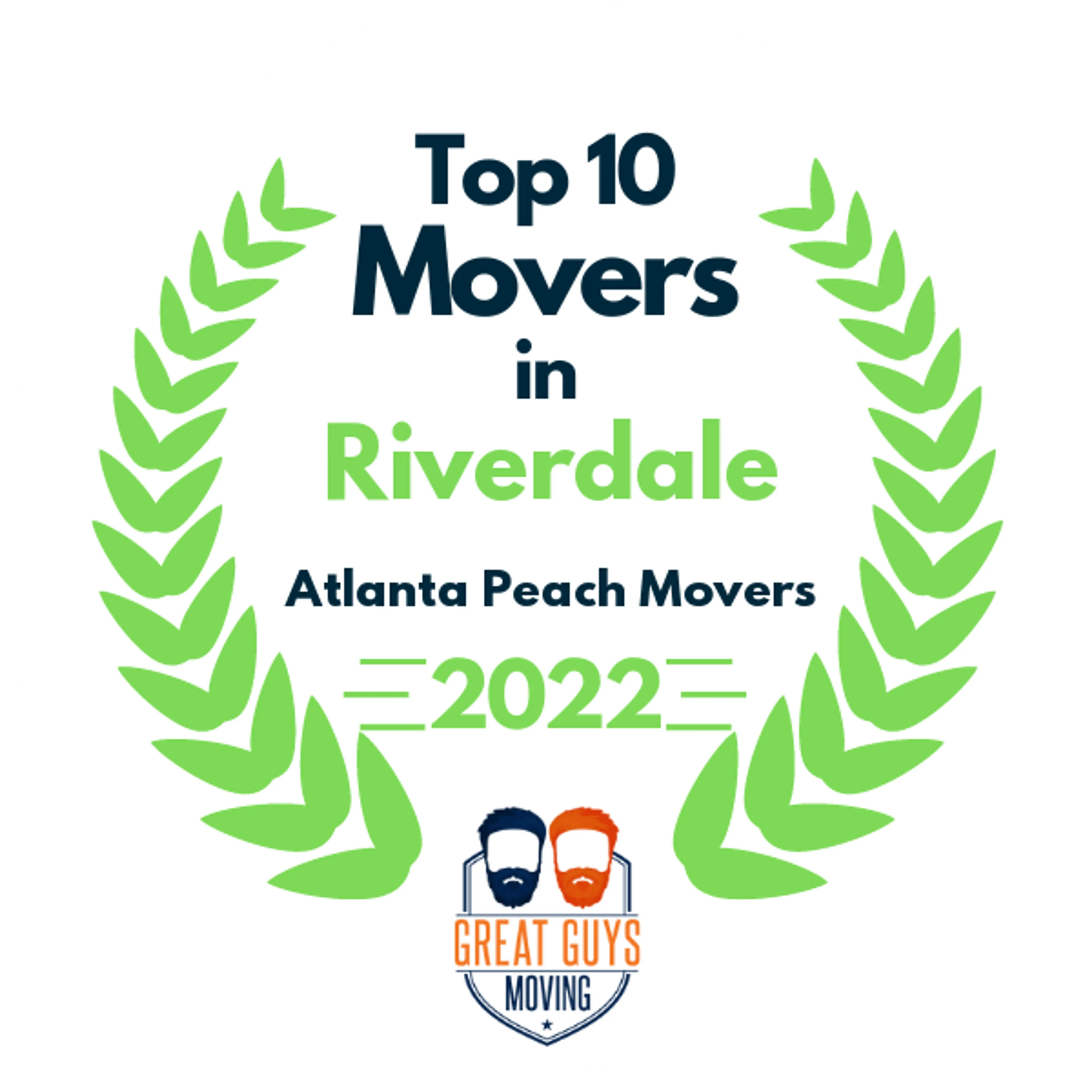 Top 10 Movers in South Fulton, GA 2022 award