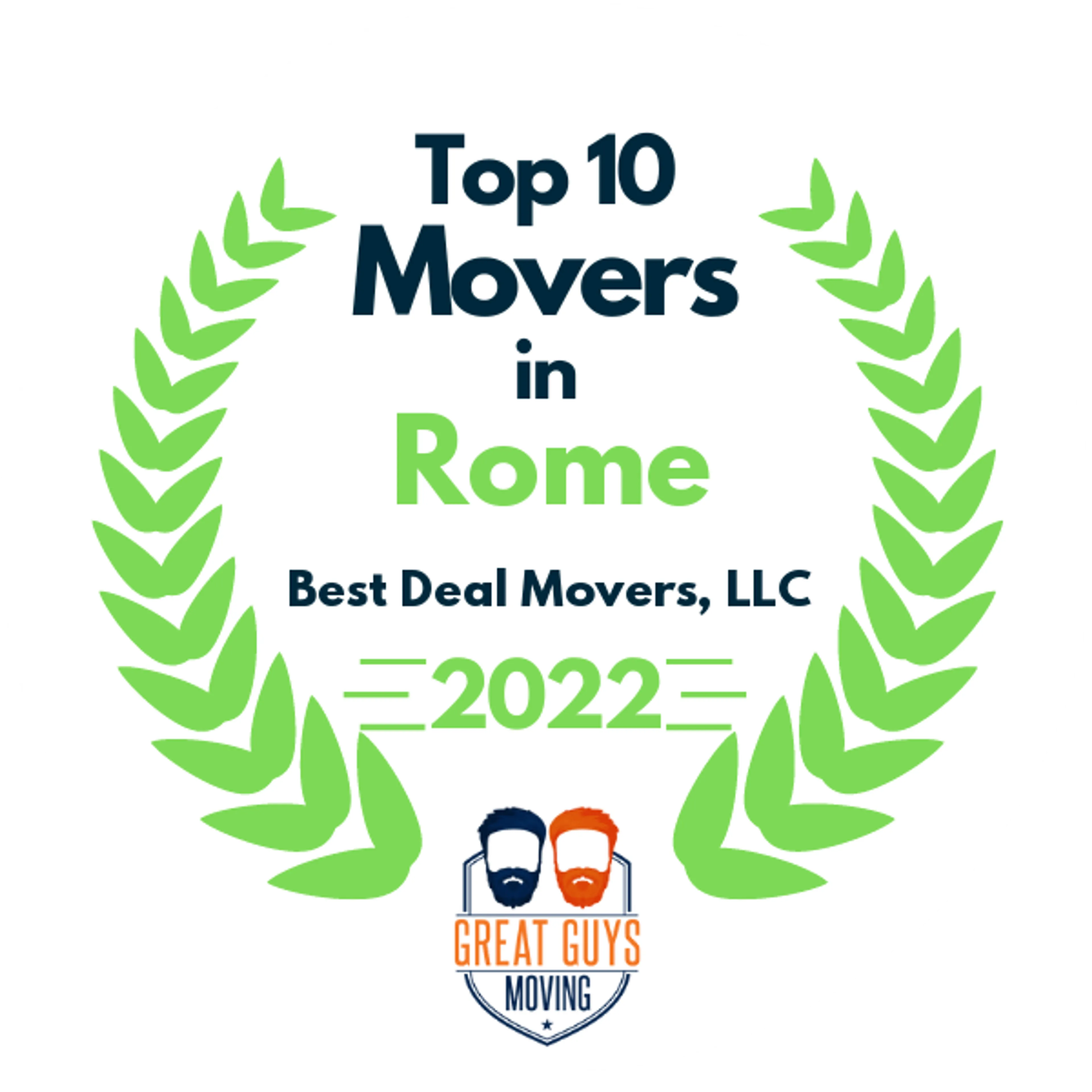 Top 10 Movers in Atlanta, GA 2022 award