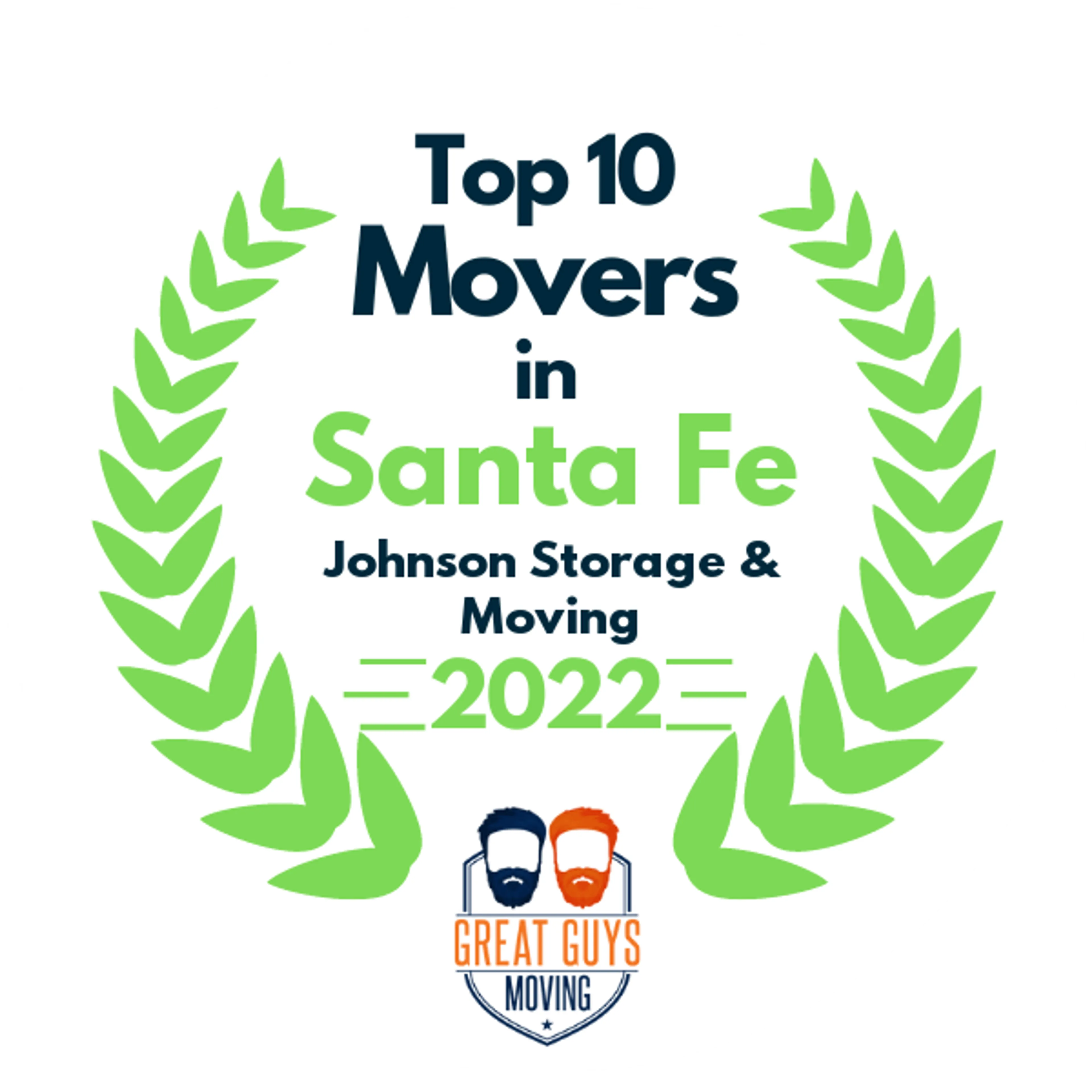 Top 10 Movers in Santa Fe, NM 2022 award