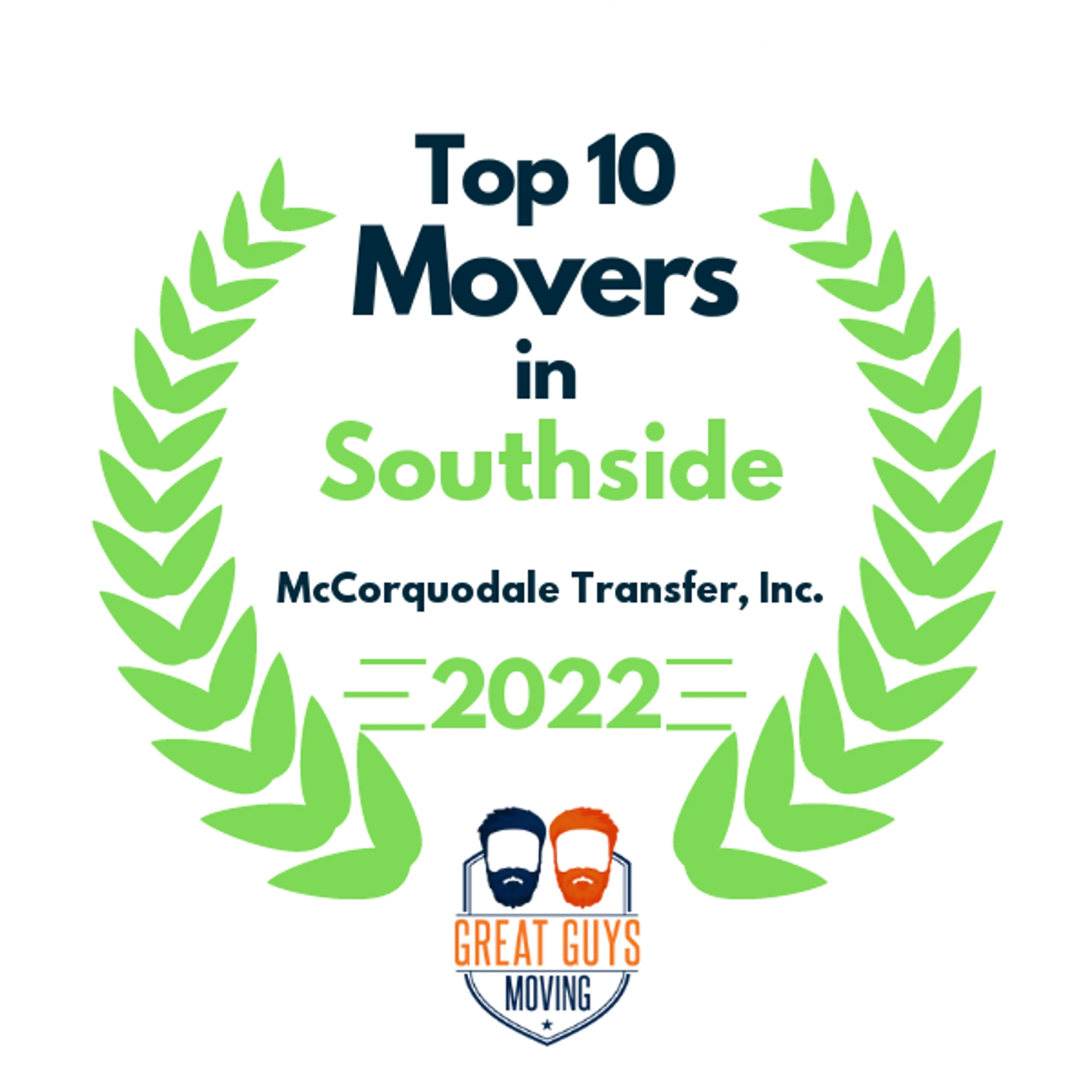 Top 10 Movers in Birmingham, AL 2022 award