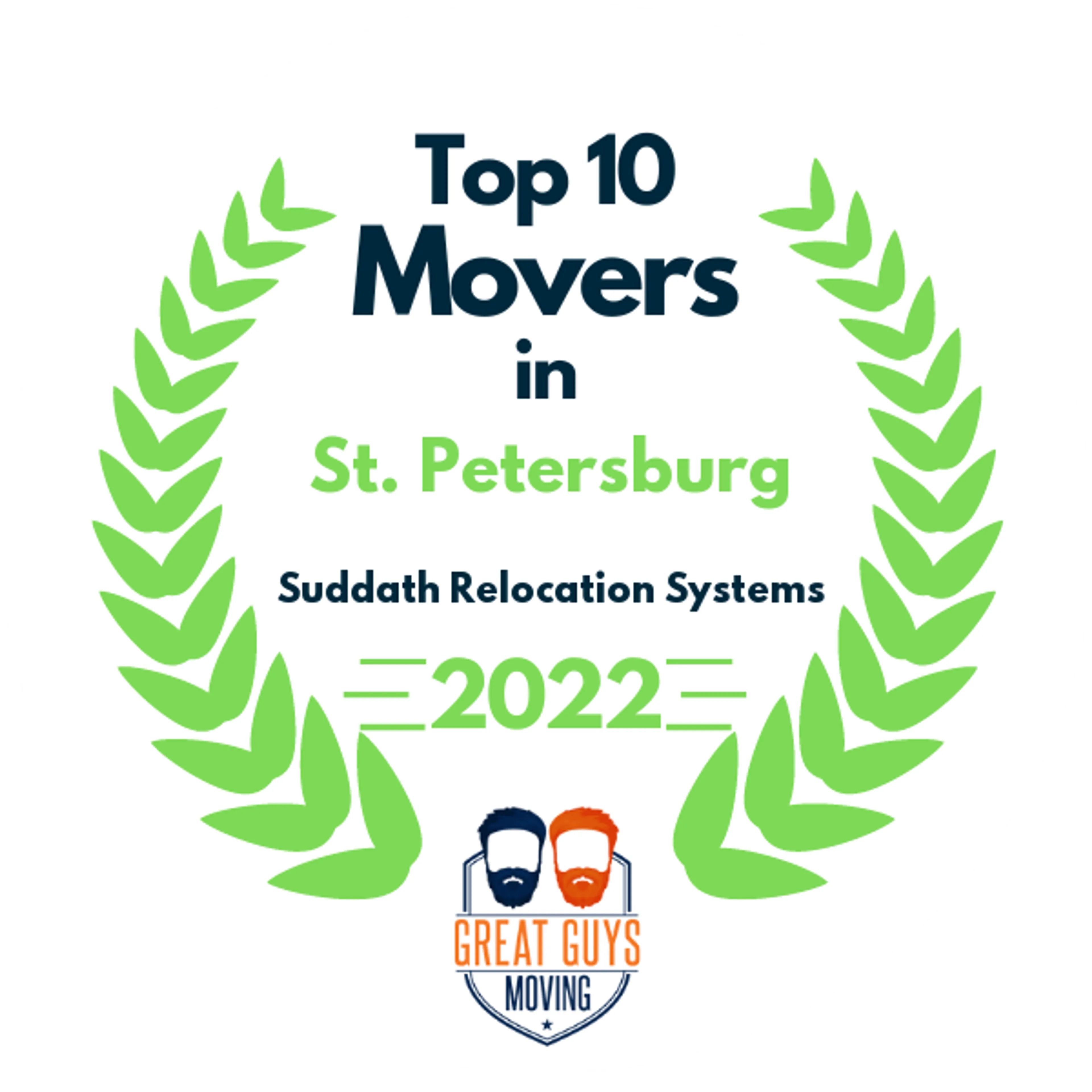 Top 10 Movers in Tampa, FL 2022 award