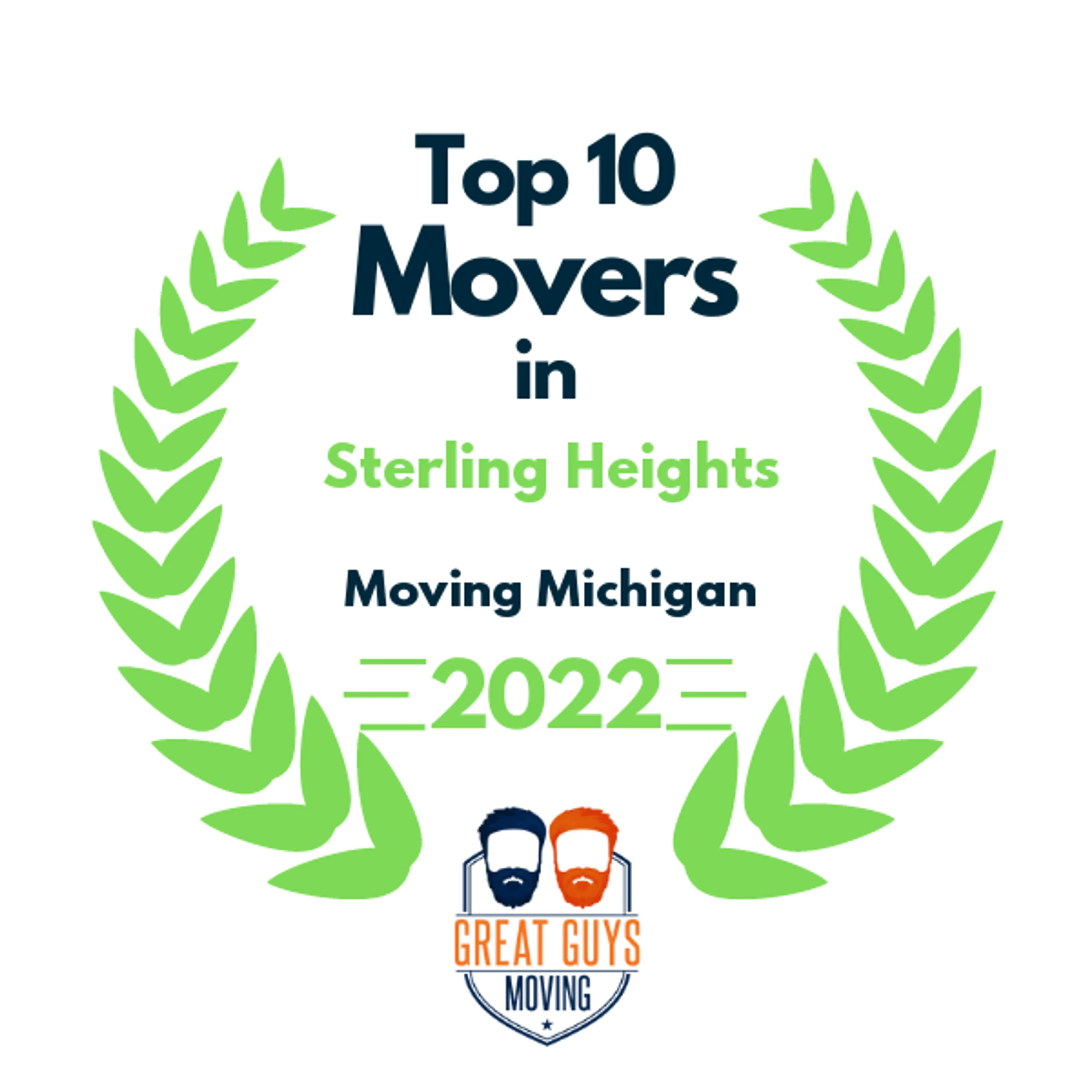 Top 10 Movers in Detroit, MI 2022 award