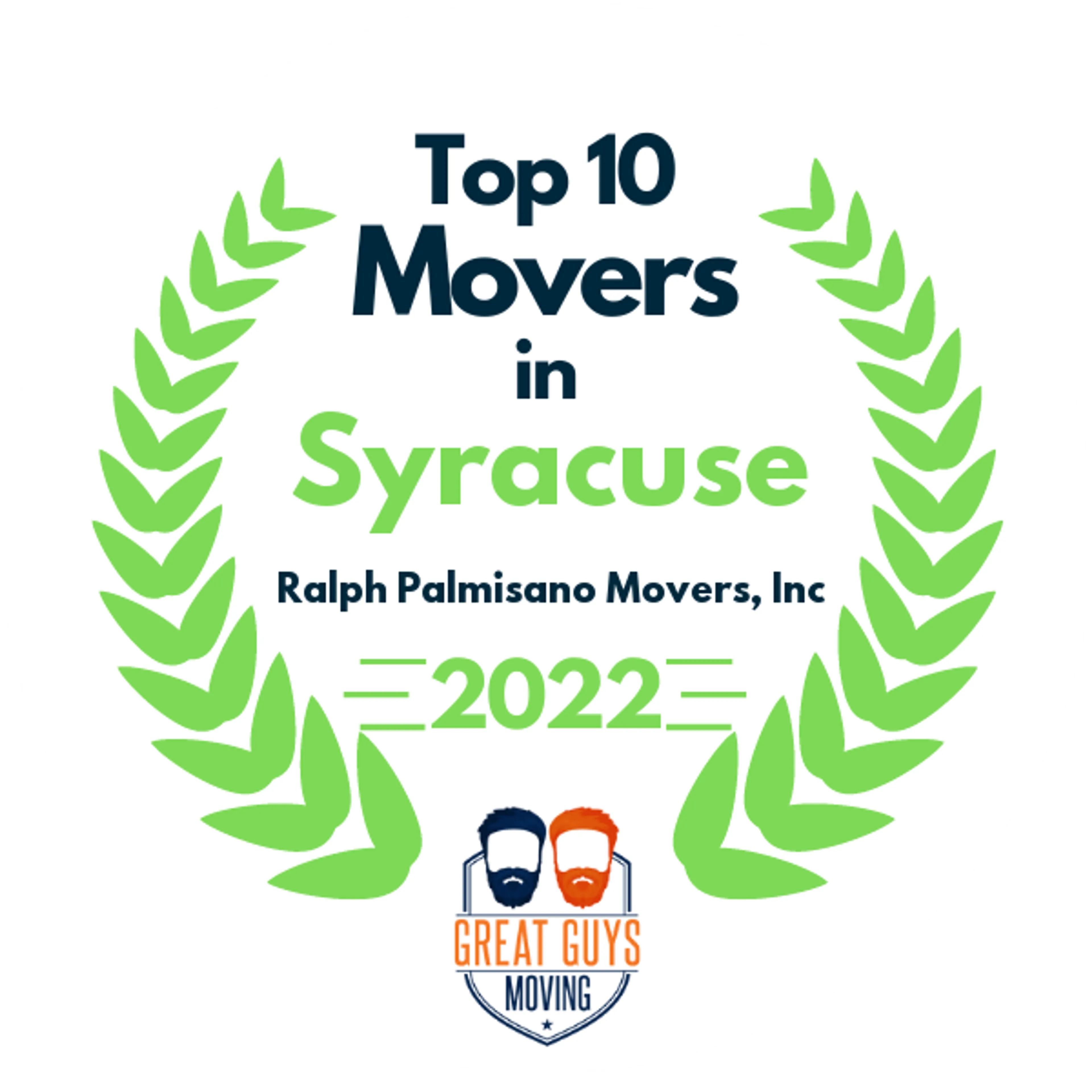 Top 10 Movers in Syracuse, NY 2022 award