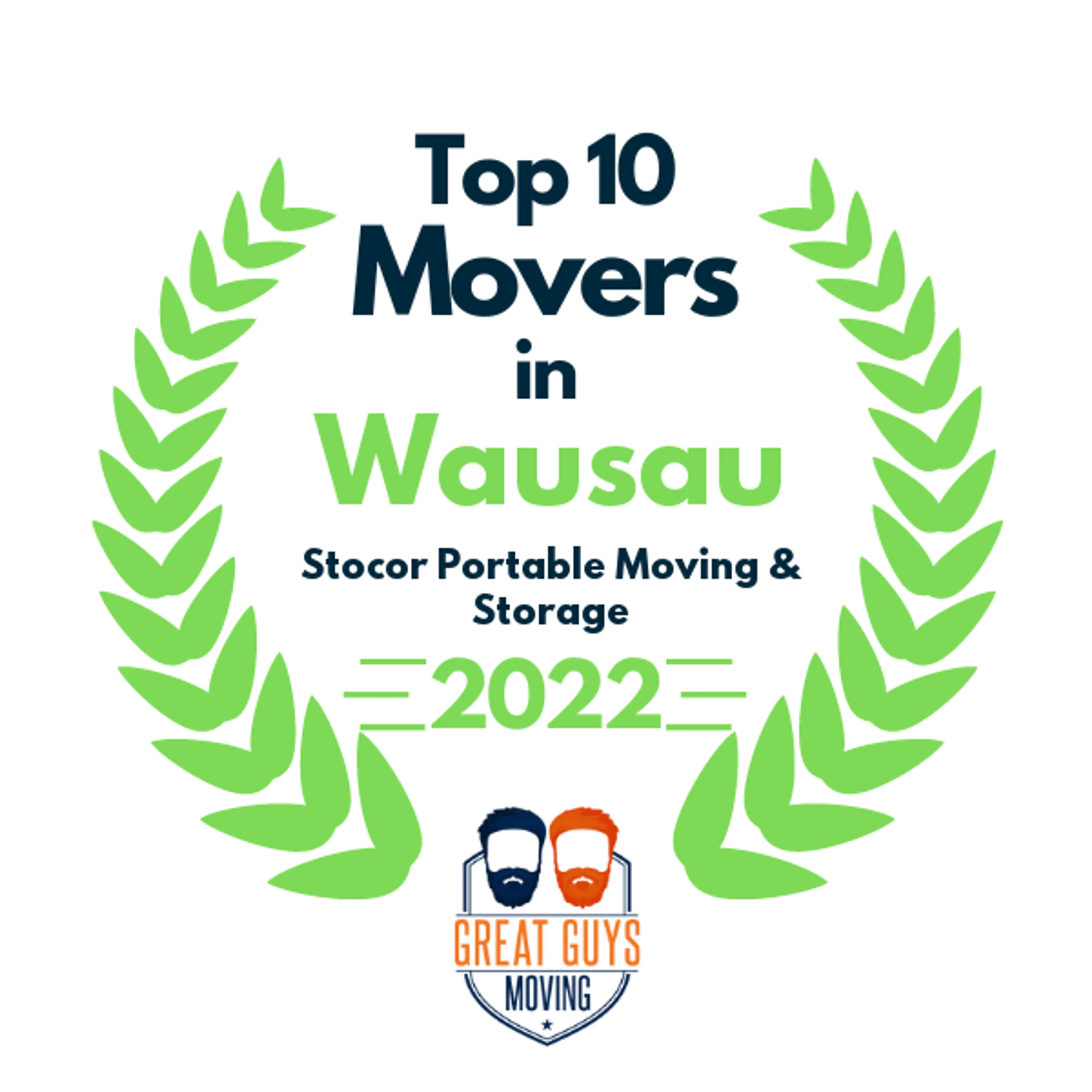 Top 10 Movers in Oshkosh, WI 2022 award