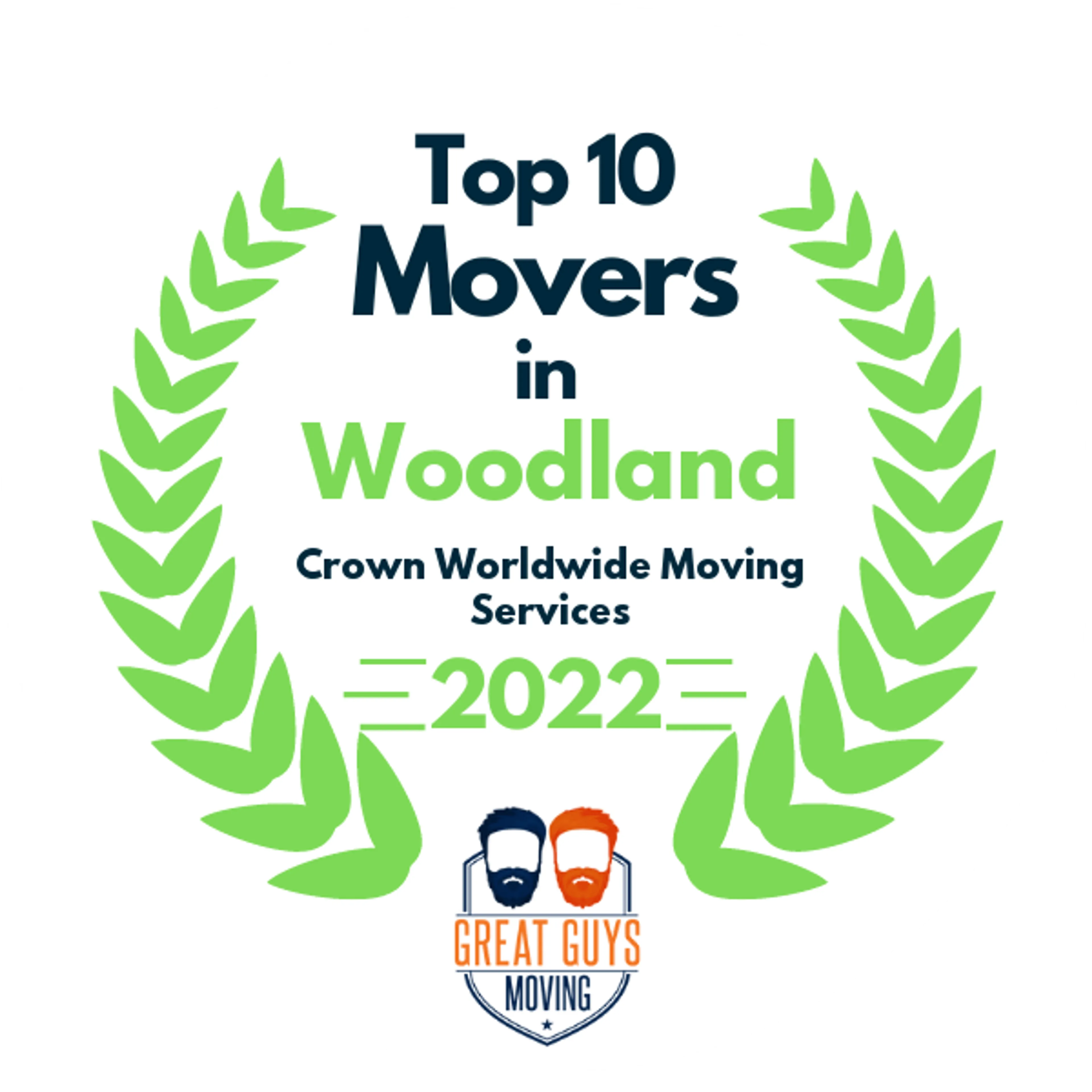 Top 10 Movers in Sacramento, CA 2022 award