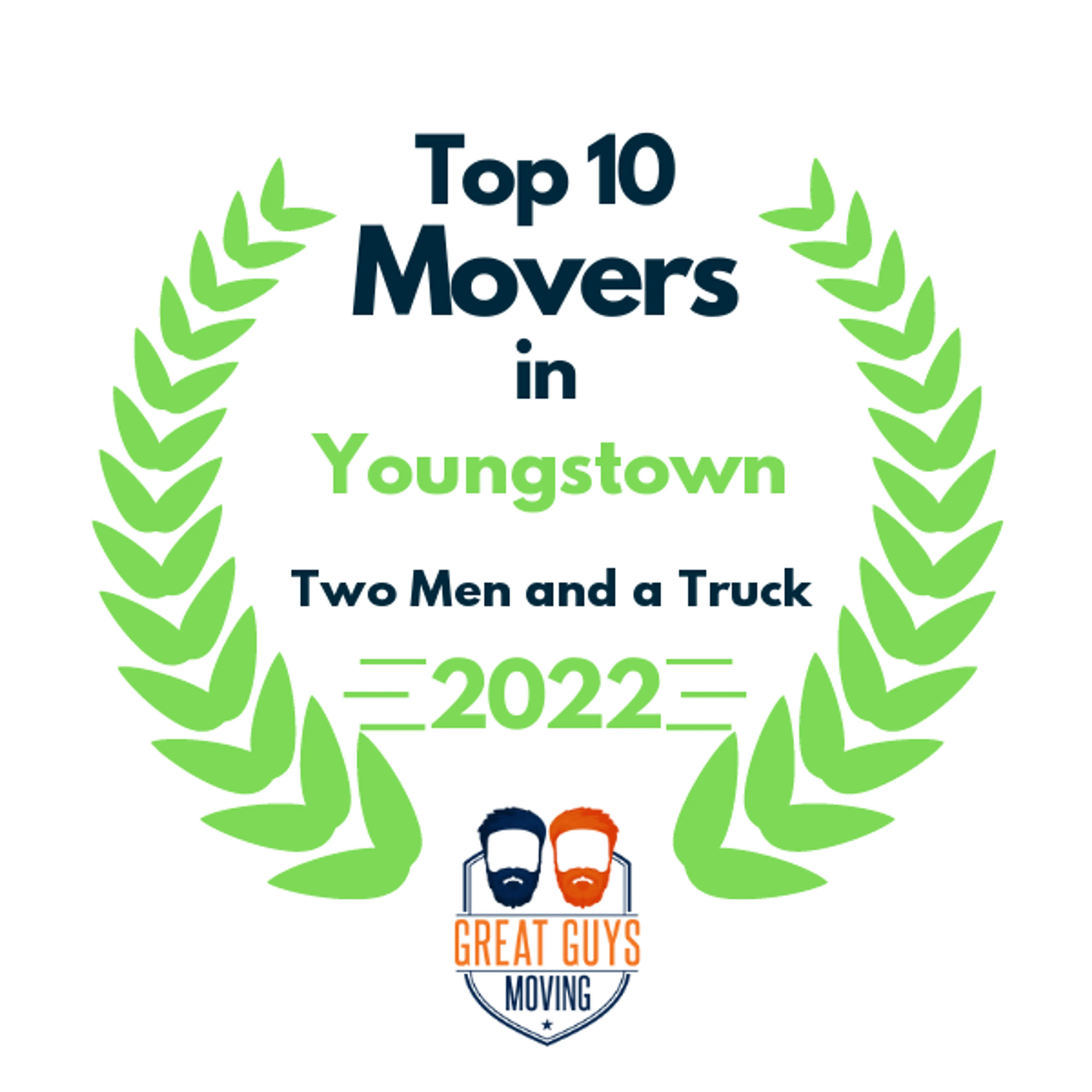 Top 10 Movers in Youngstown, OH 2022 award