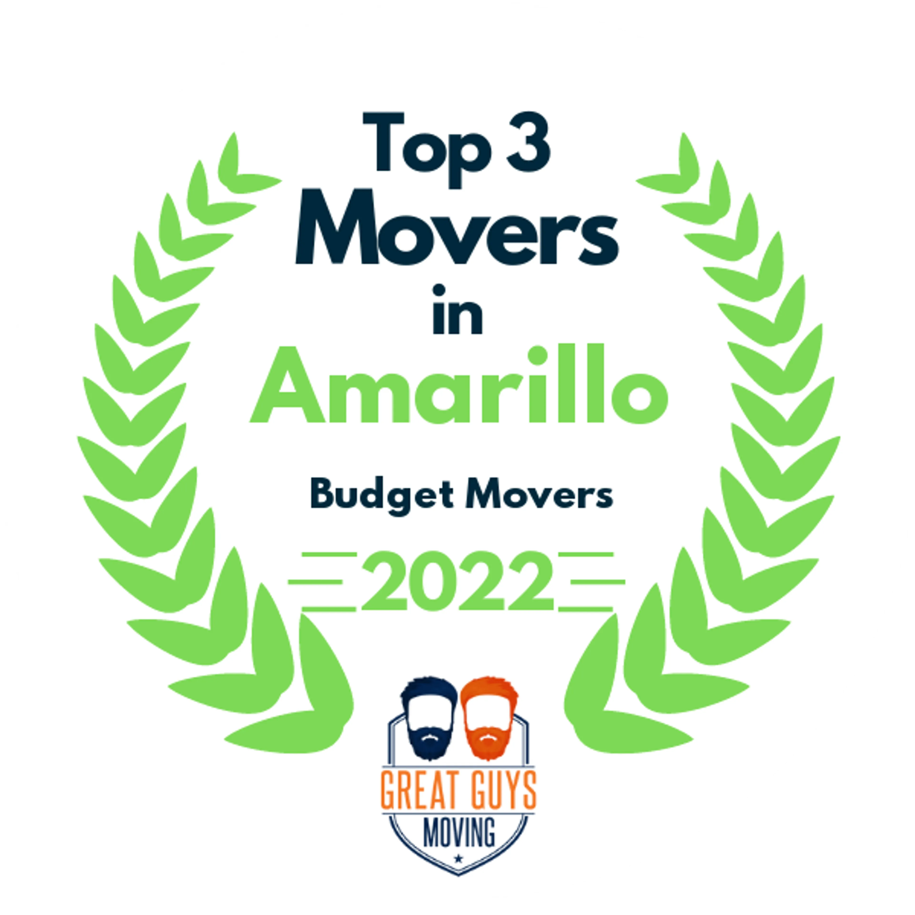 Top 3 Movers in Amarillo, TX 2022 award