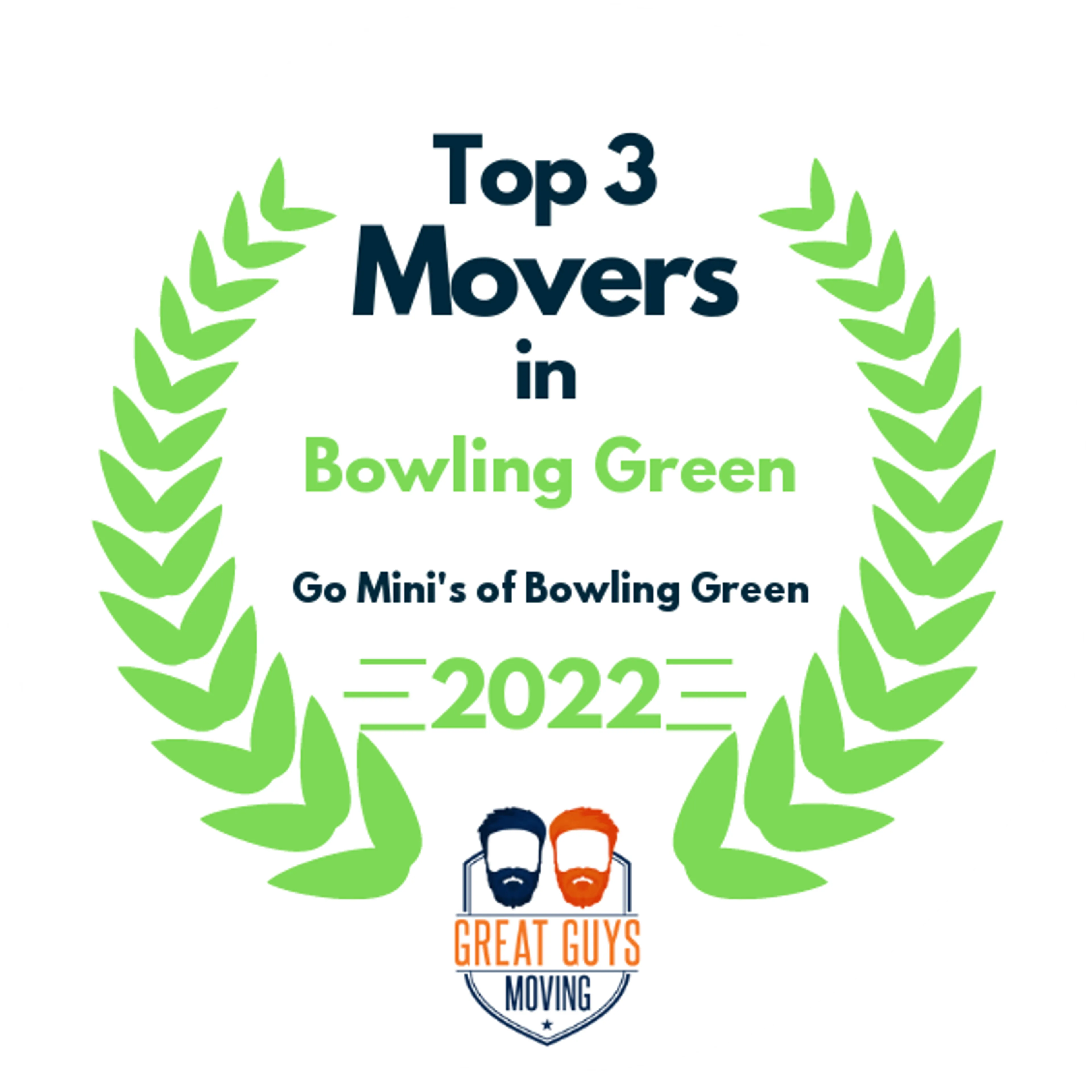 Top 3 Movers in Bowling Green, KY 2022 award