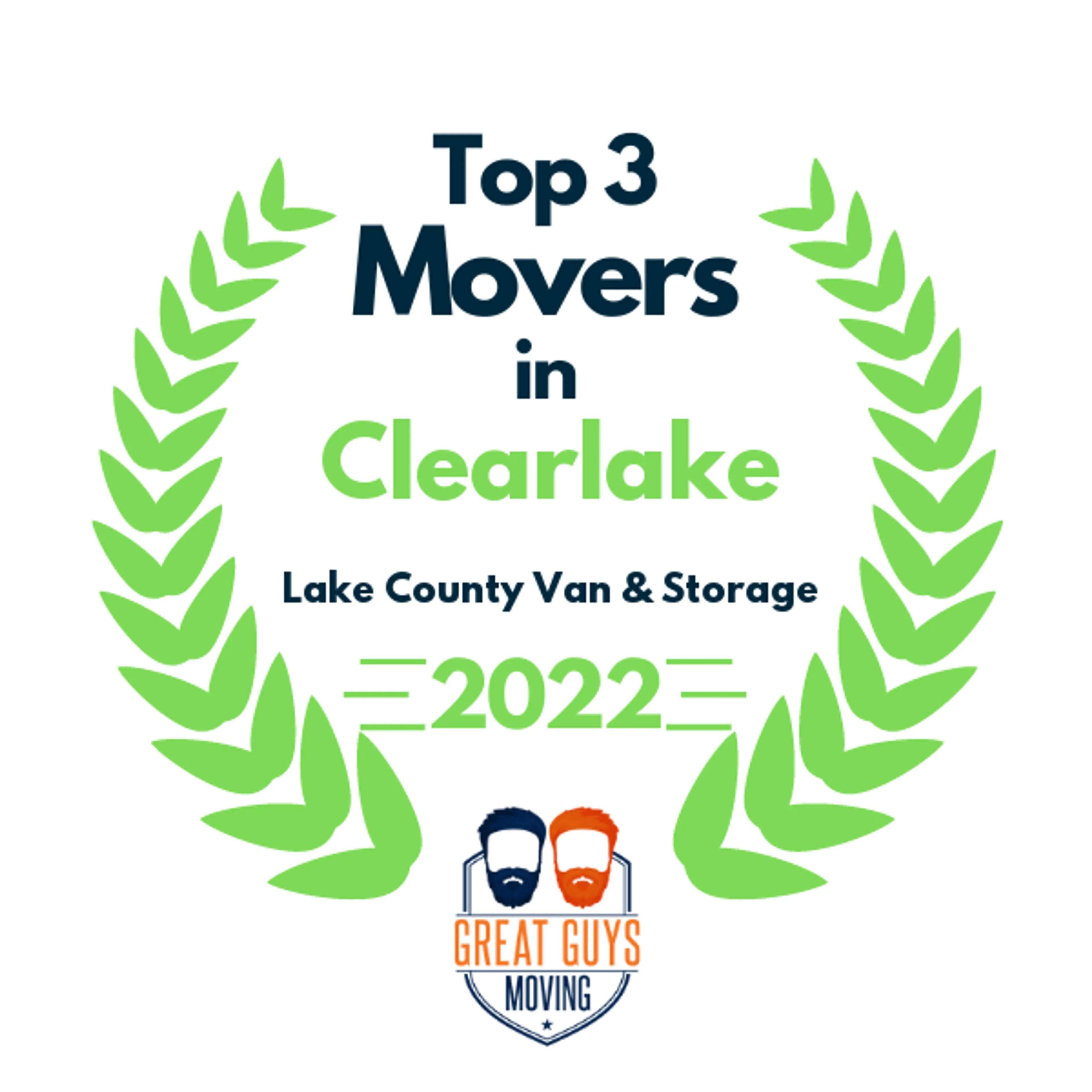 Top 3 Movers in Windsor, CA 2022 award