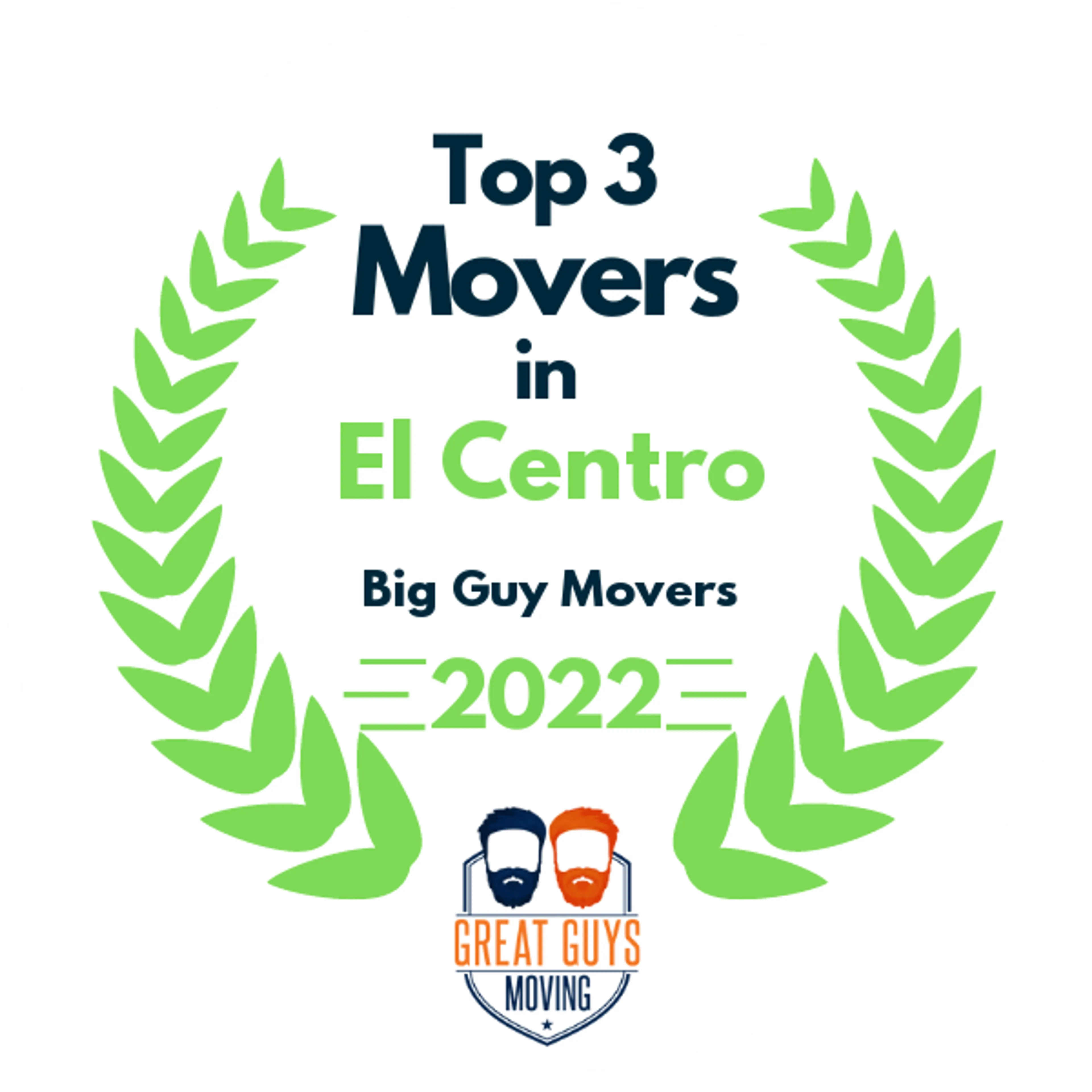 Top 3 Movers in El Centro, CA 2022 award