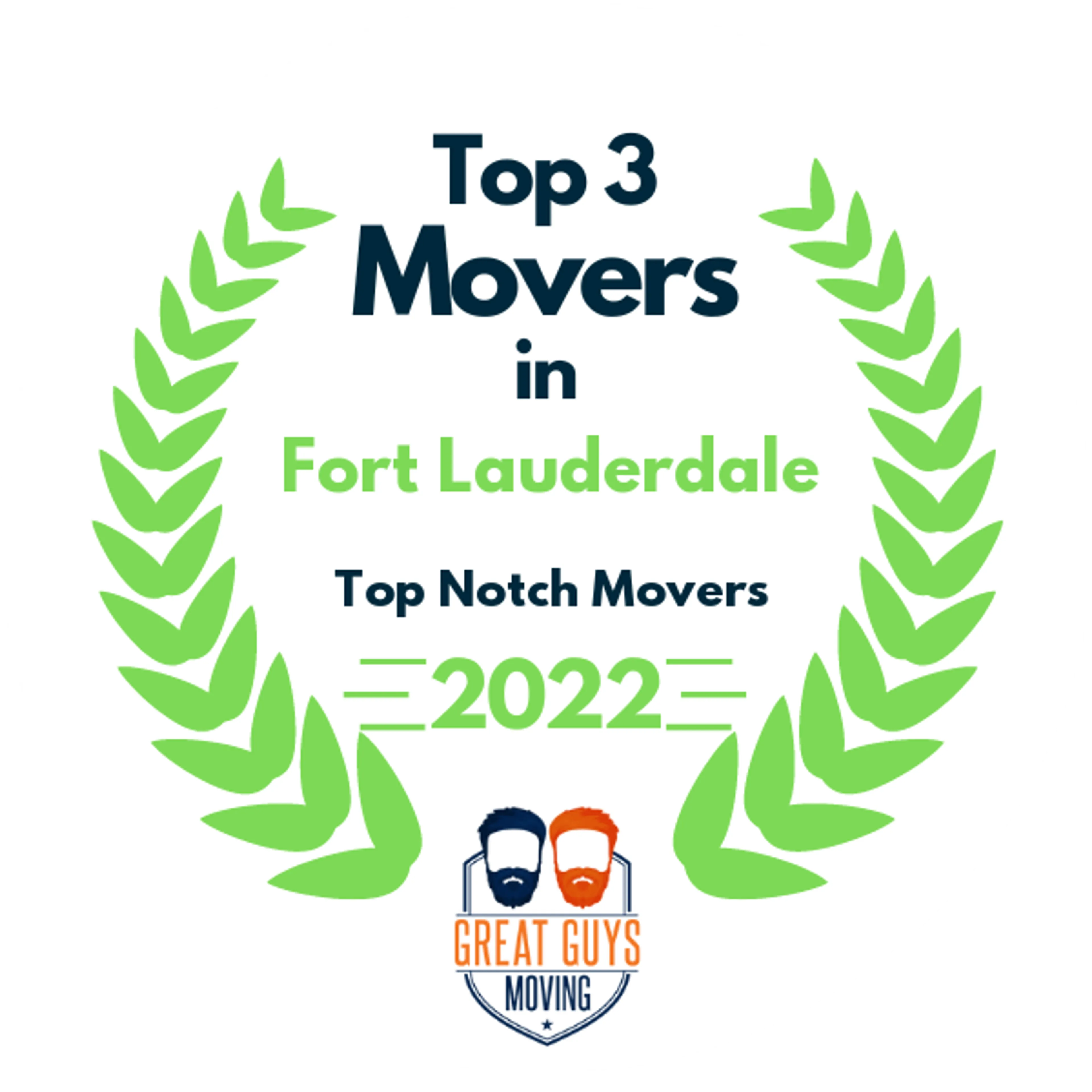 Top 3 Movers in Fort Lauderdale, FL 2022 award