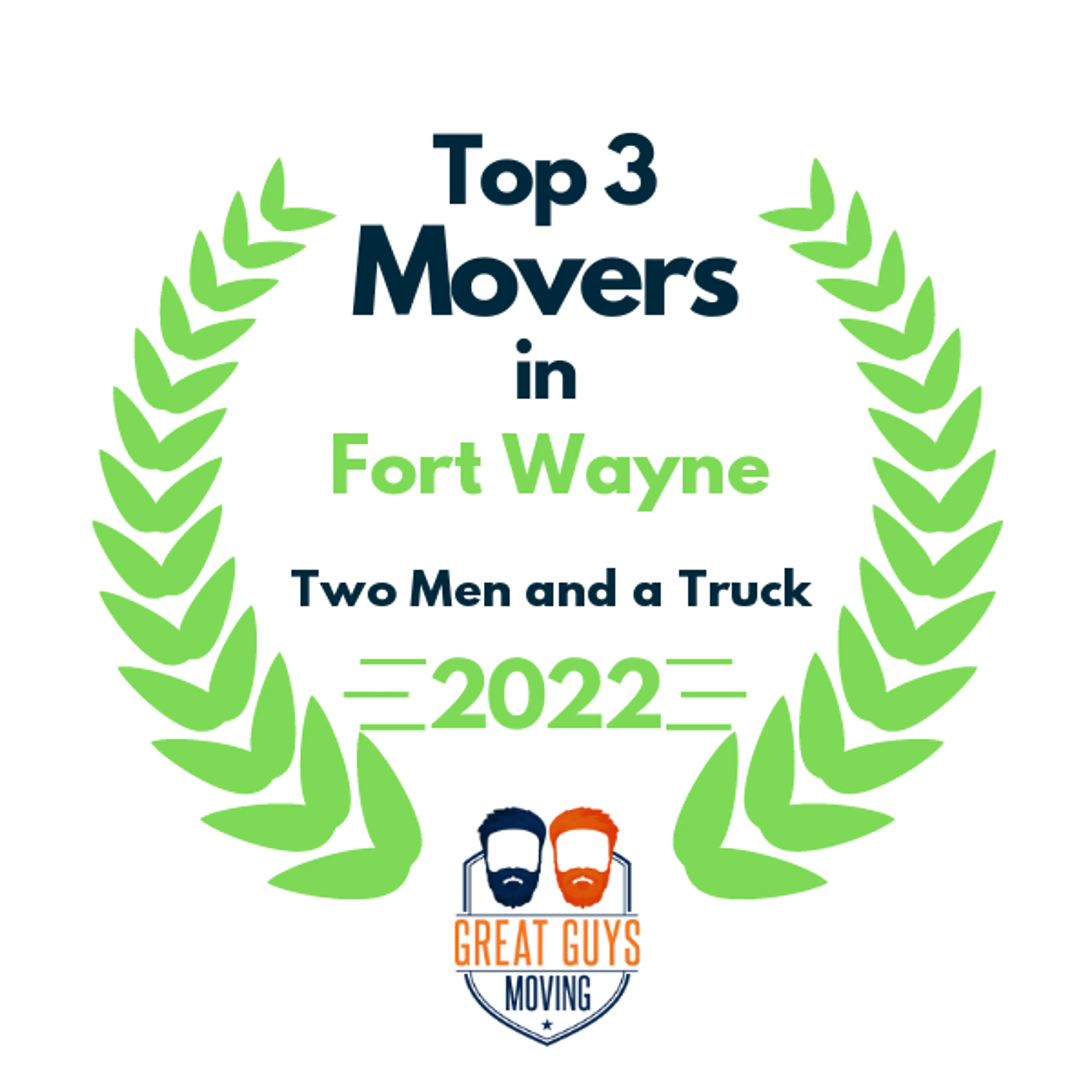 Top 3 Movers in Fort Wayne, IN 2022 award