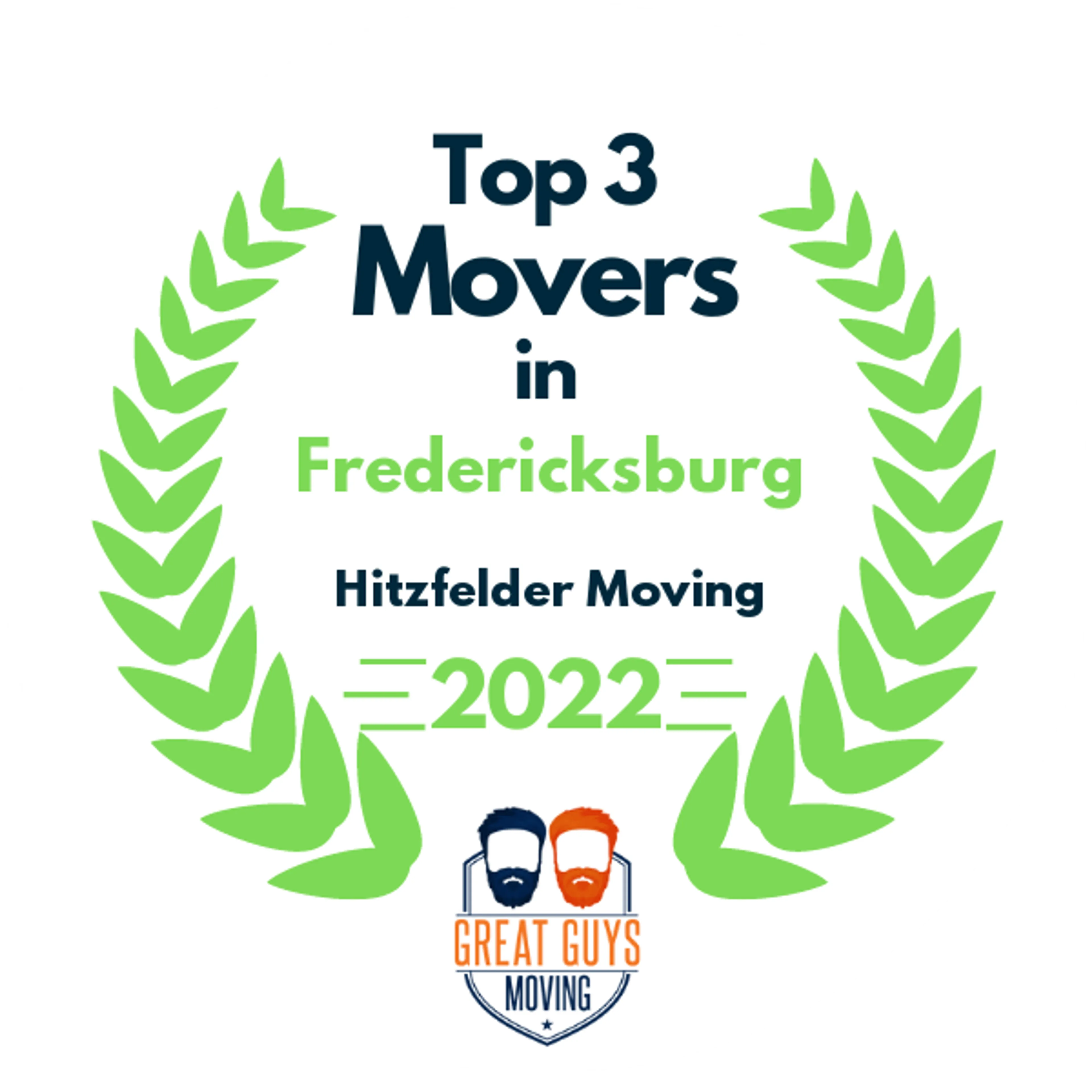 Top 3 Movers in New Braunfels, TX 2022 award