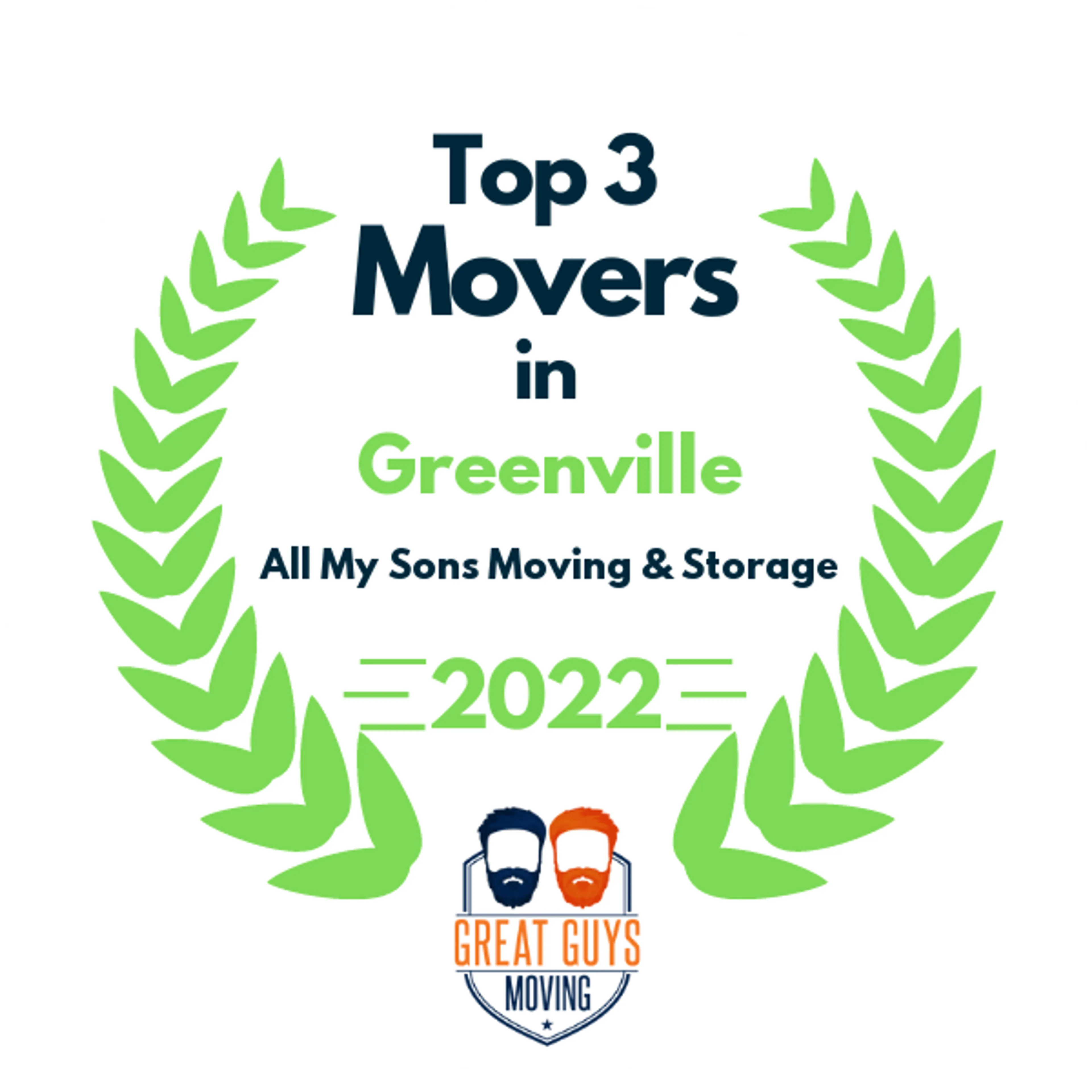 Top 3 Movers in Columbia, SC 2022 award