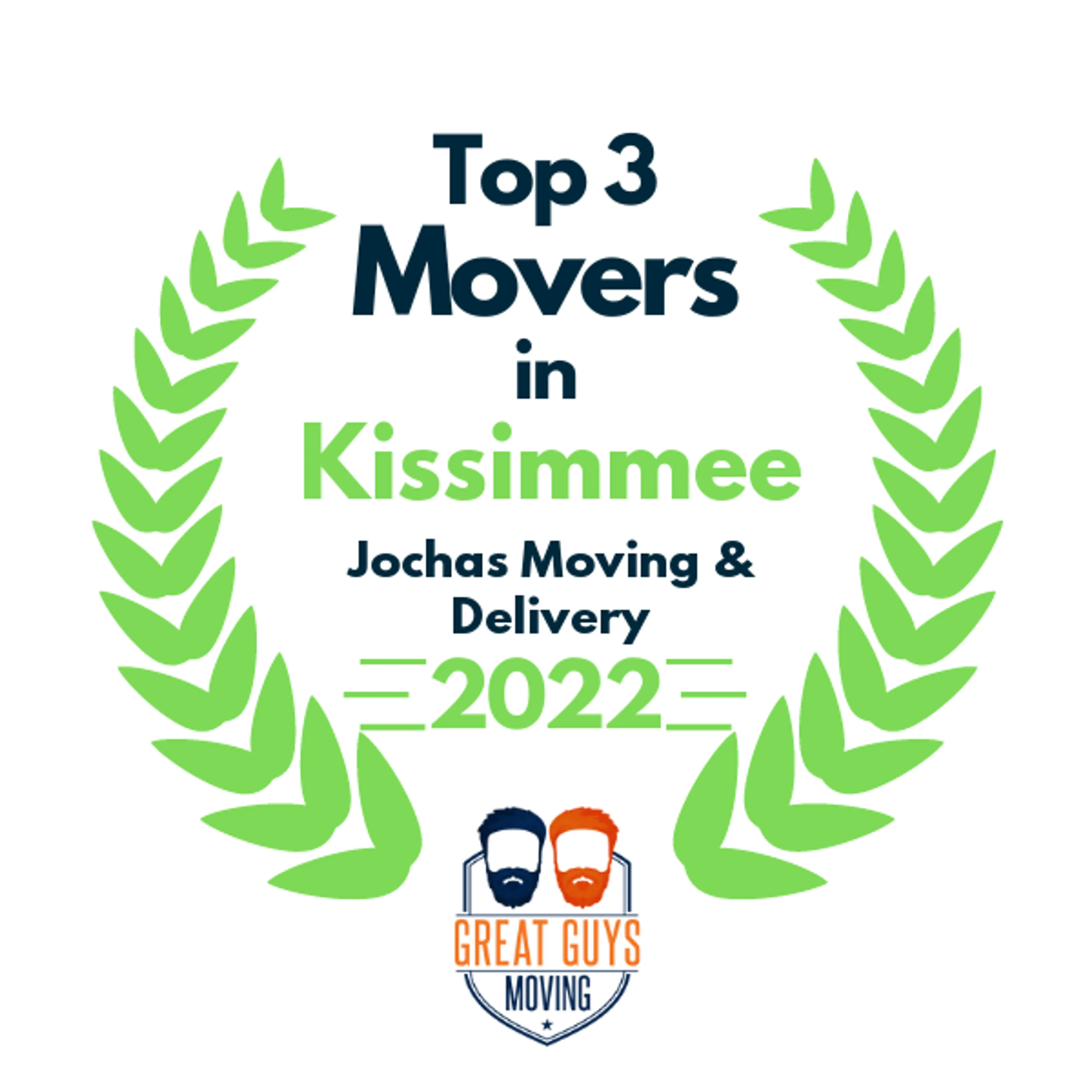 Top 3 Movers in Orlando, FL 2022 award