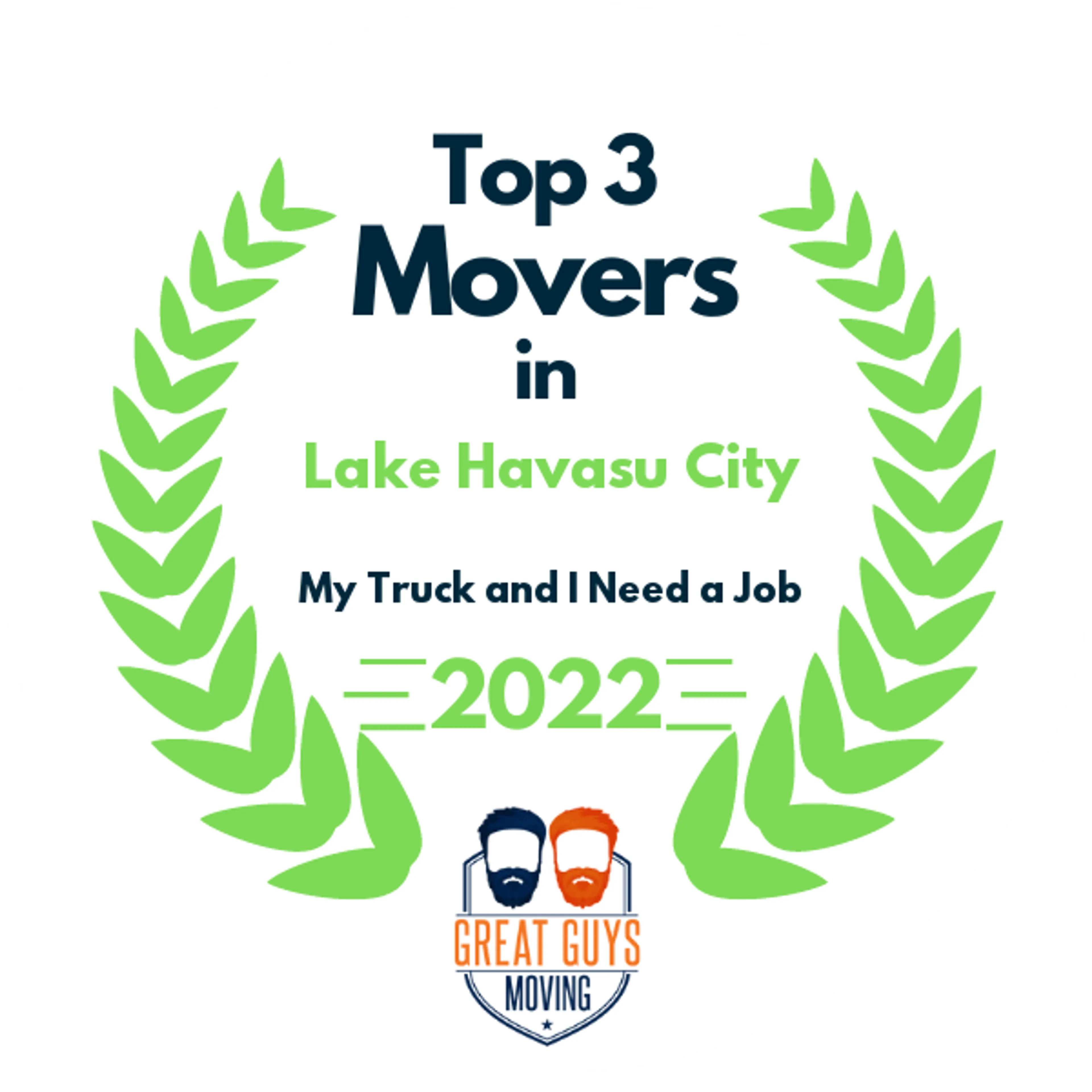 Top 3 Movers in Lake Havasu City, AZ 2022 award