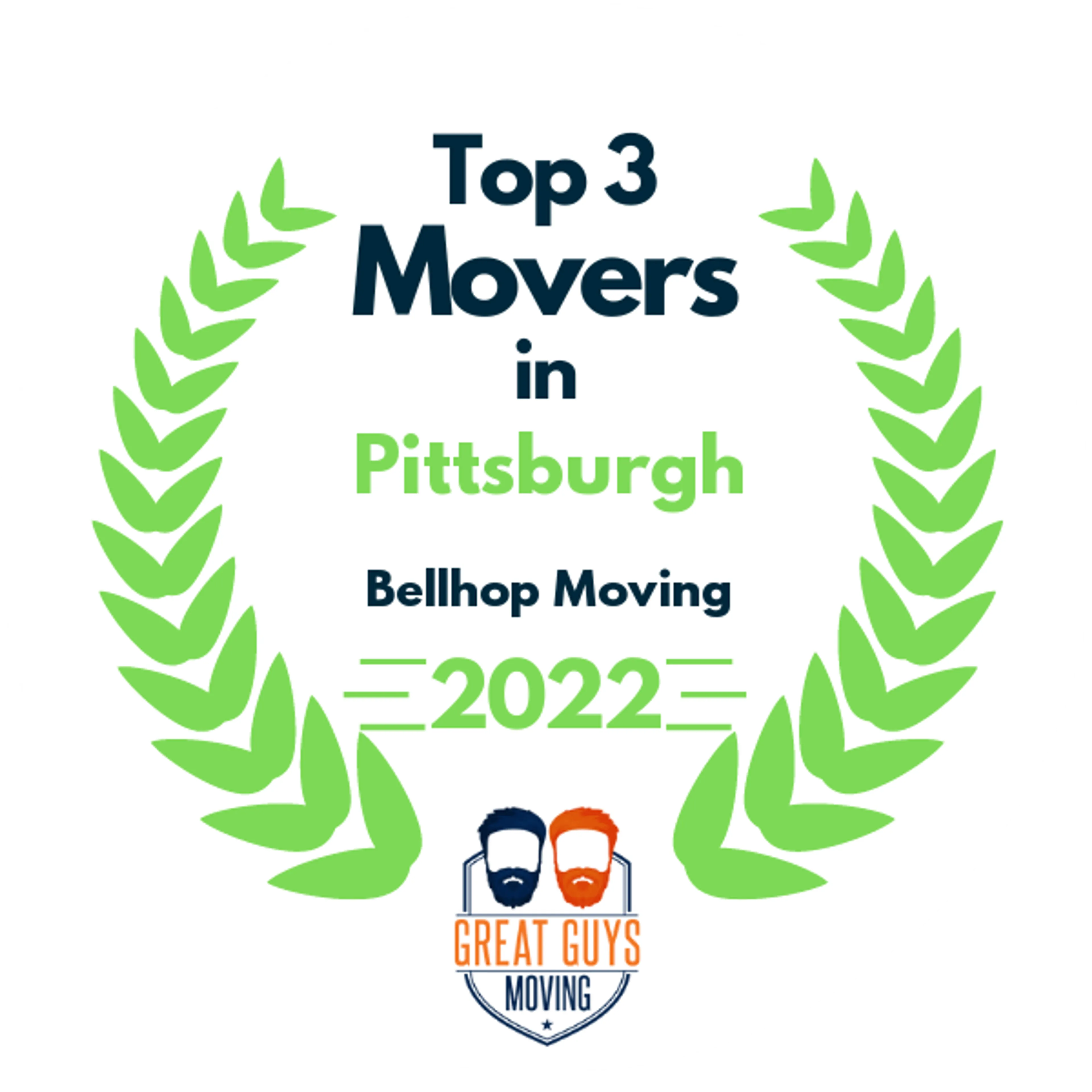 Top 3 Movers in Pittsburgh, PA 2022 award