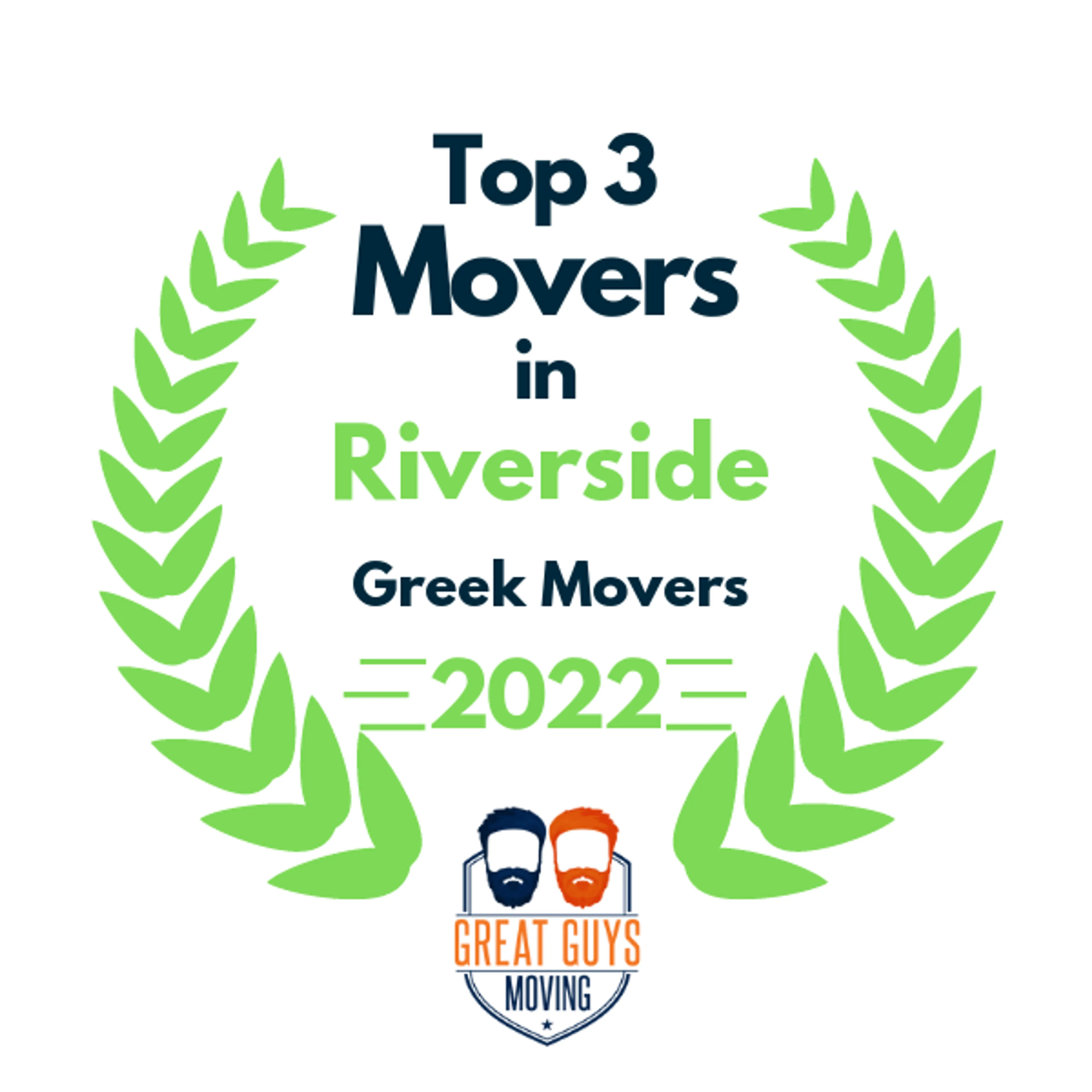 Top 3 Movers in Riverside, CA 2022 award