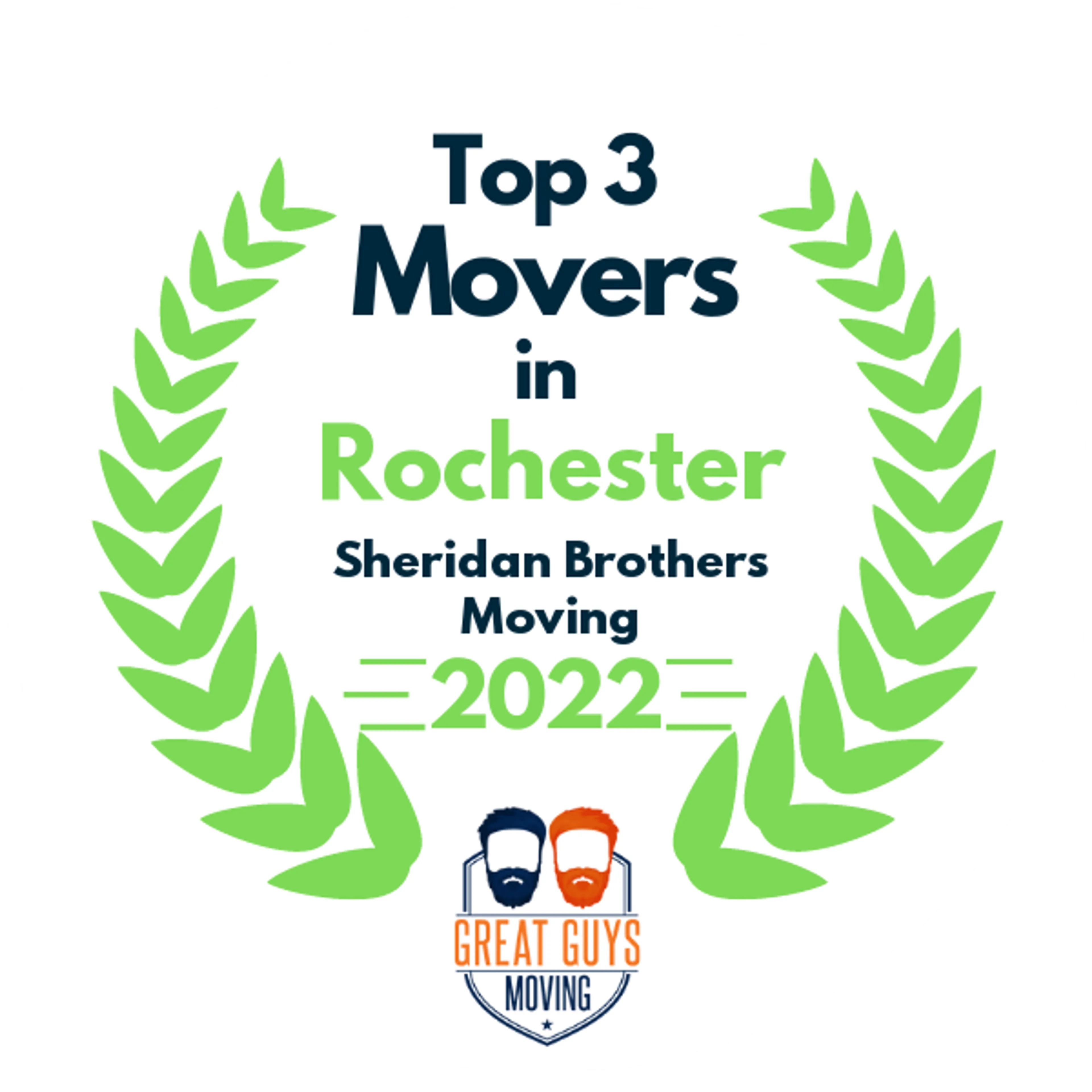 Top 3 Movers in Rochester, NY 2022 award