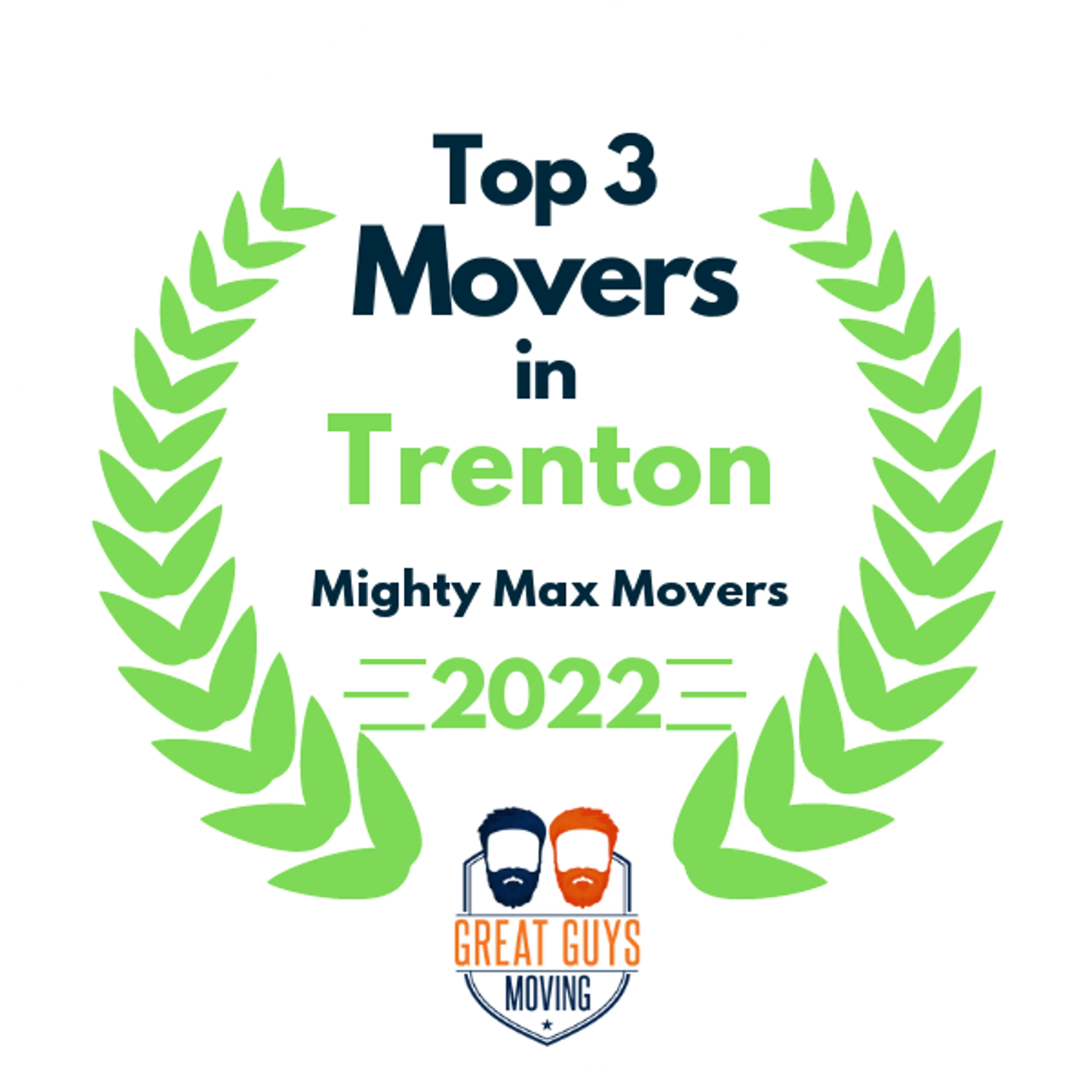 Top 3 Movers in Trenton, NJ 2022 award