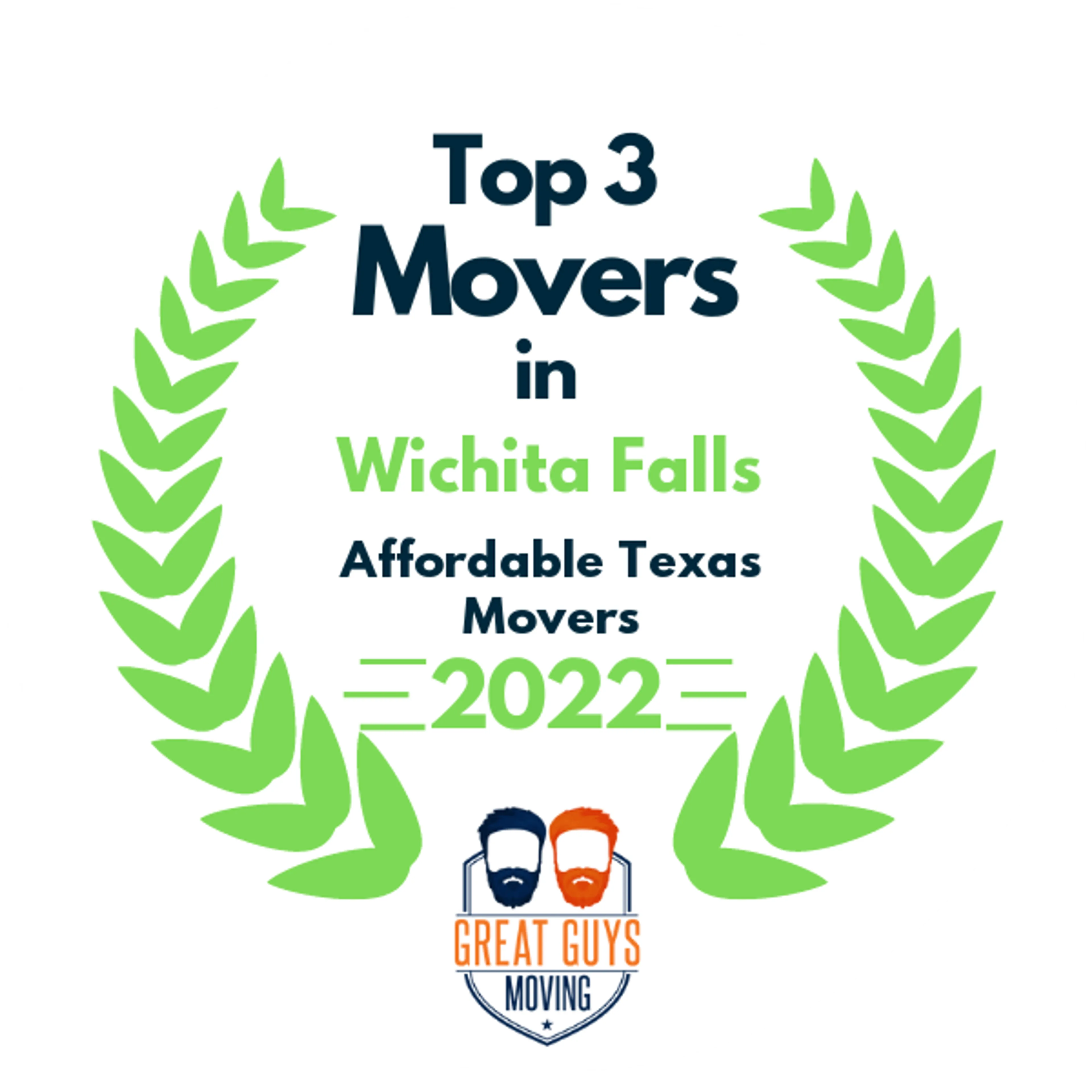 Top 3 Movers in Wichita Falls, TX 2022 award