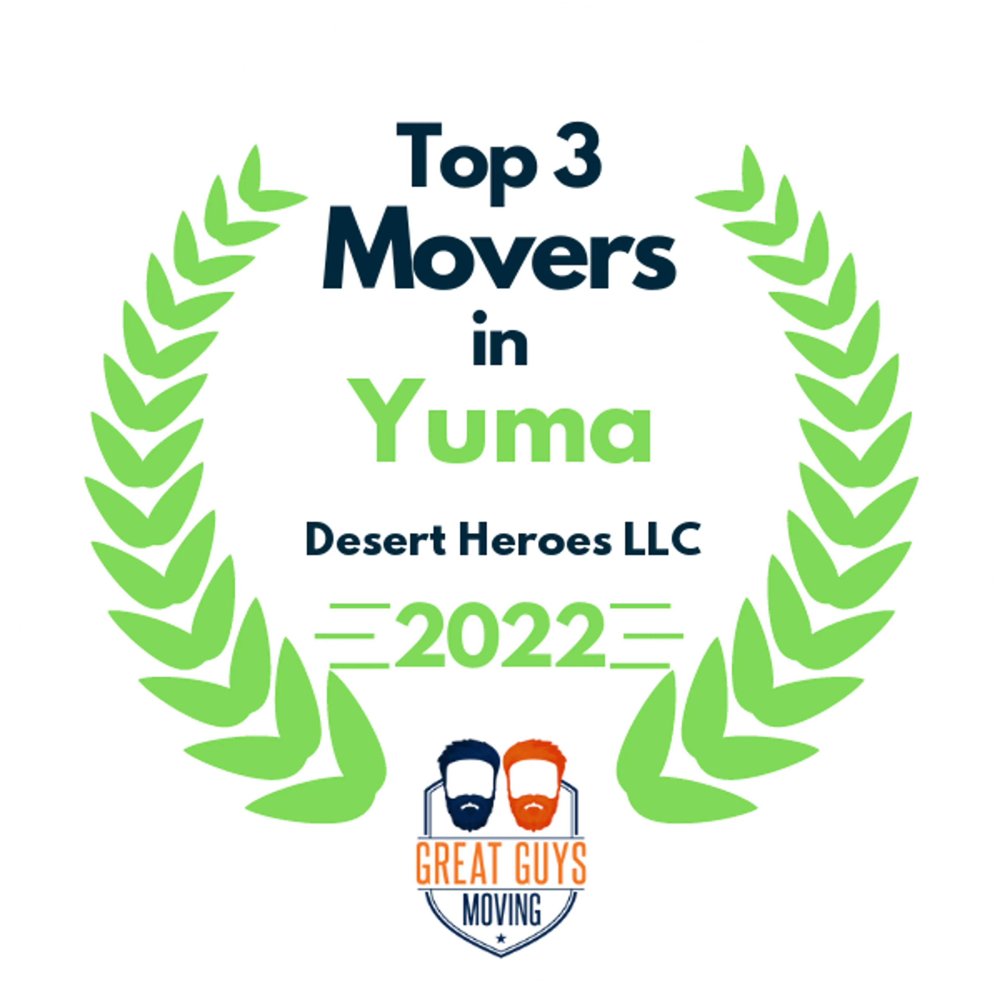 Top 3 Movers in Yuma, AZ 2022 award