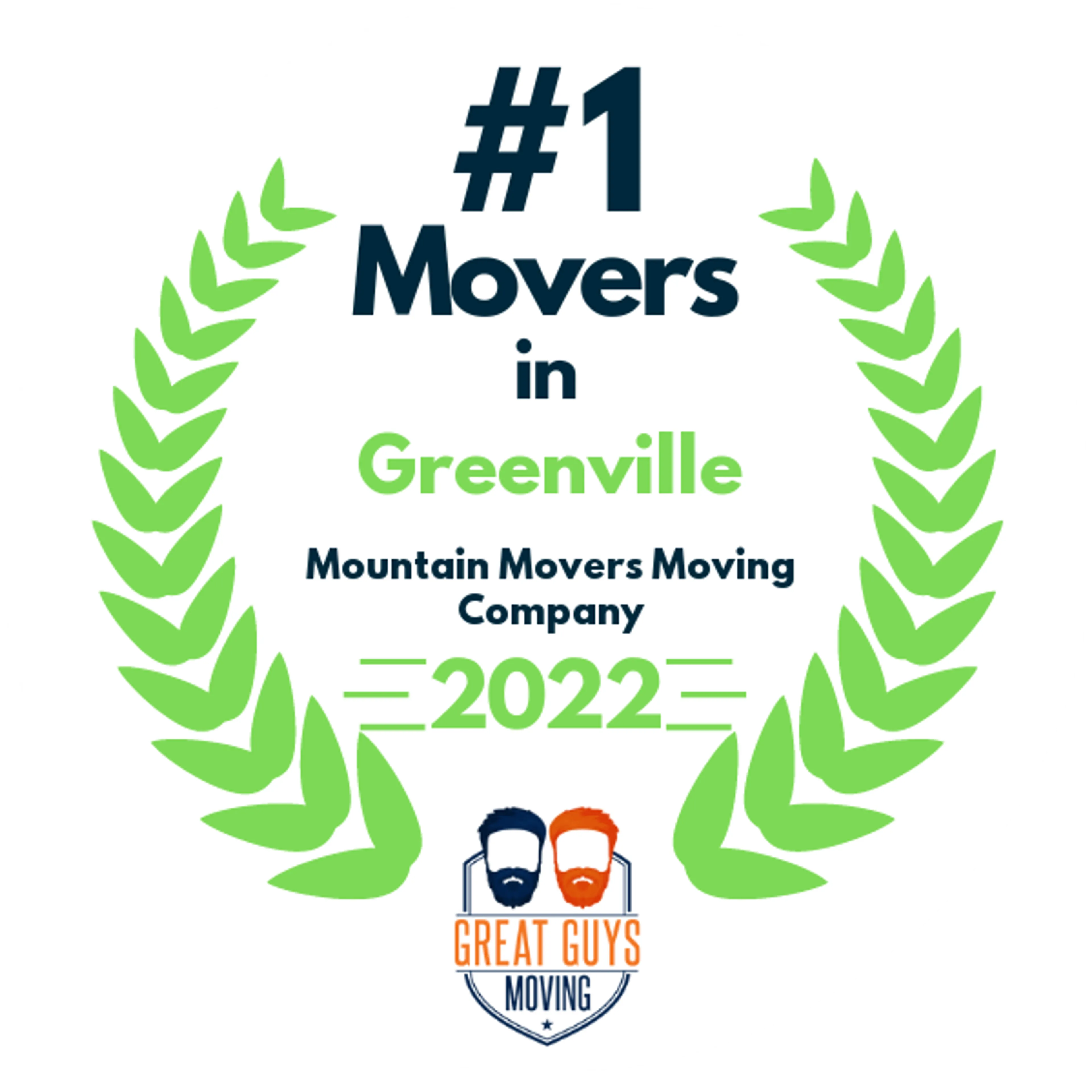 #1 Ranked Movers in Greenville, MS 2022 award
