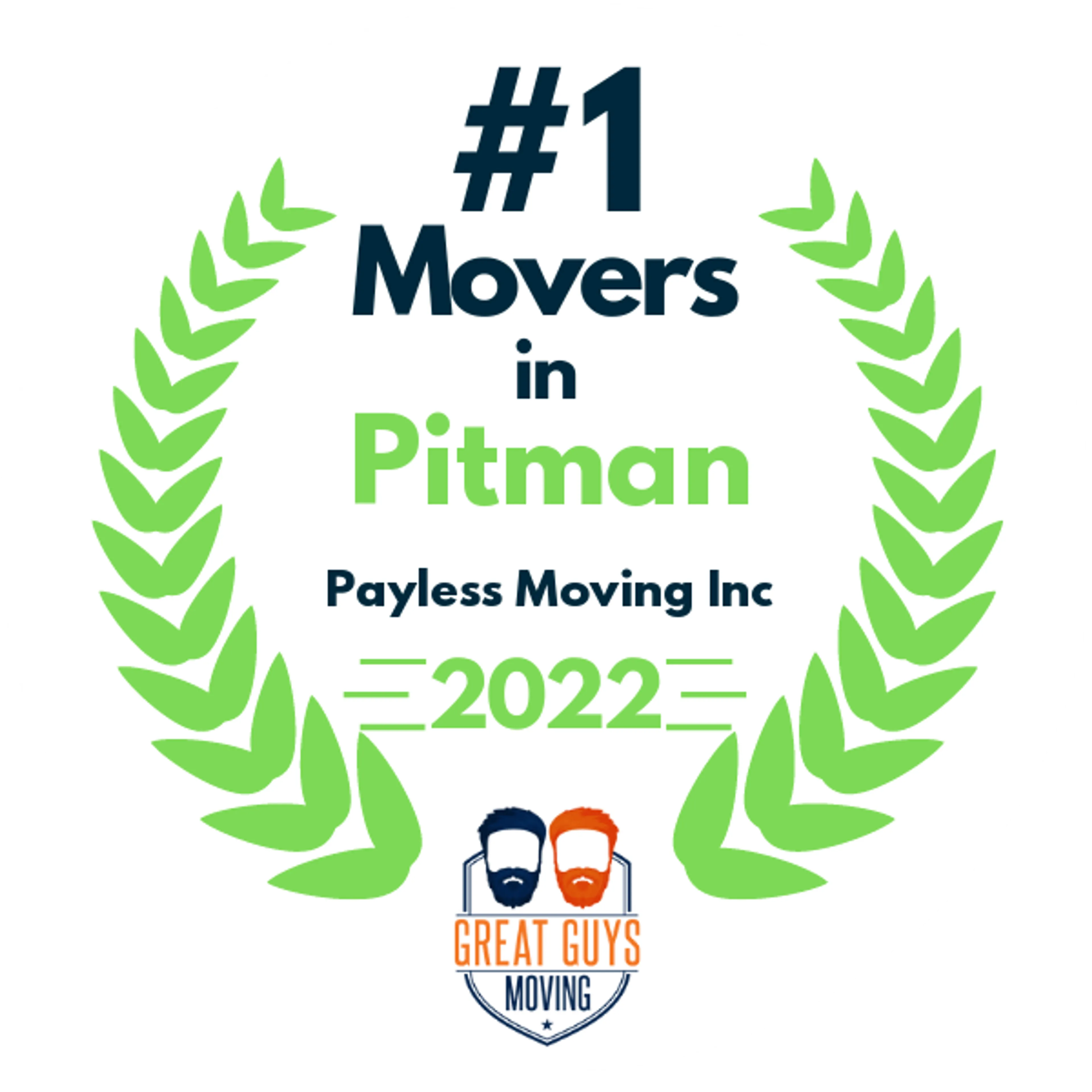 #1 Ranked Movers in Trenton, NJ 2022 award
