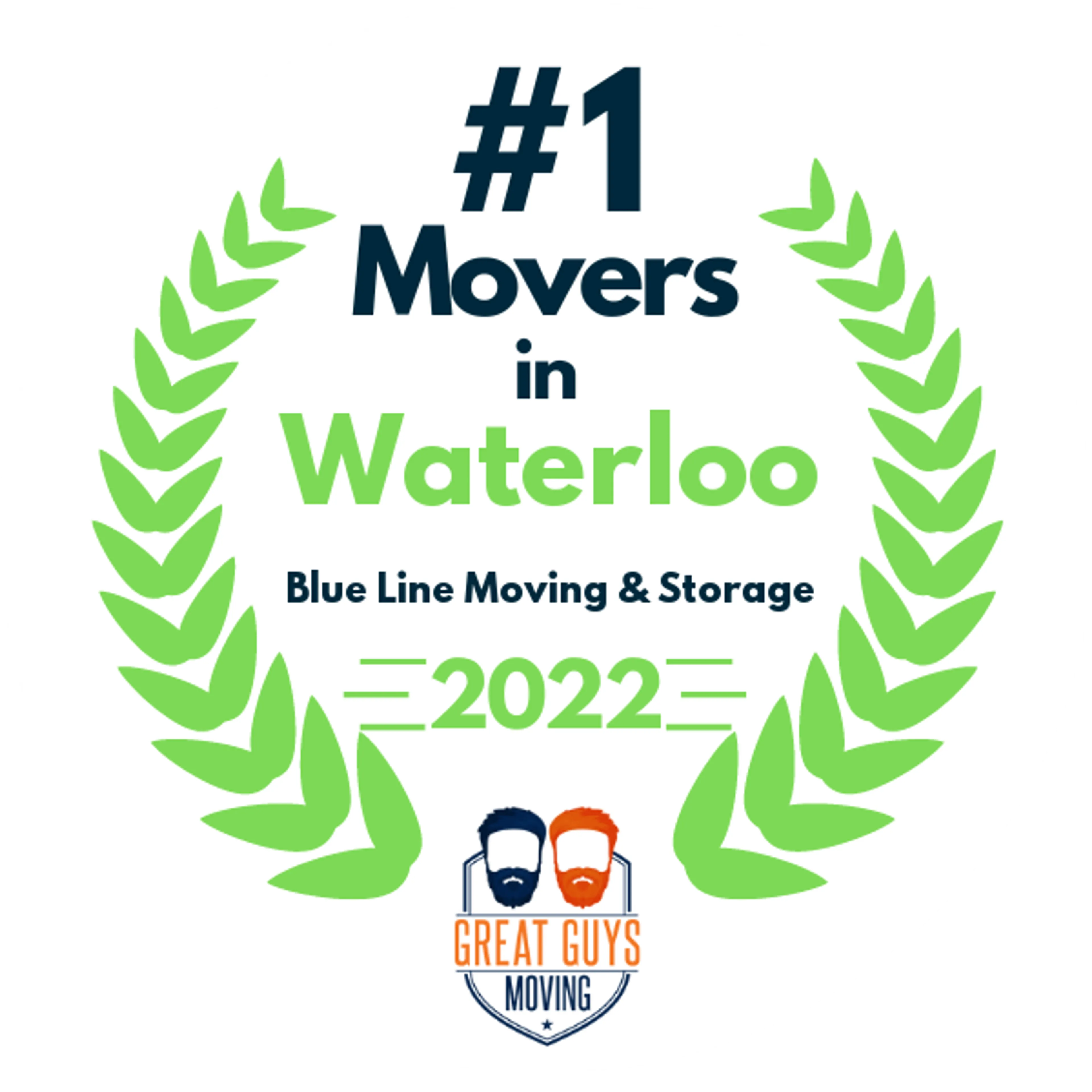 #1 Ranked Movers in Cedar Rapids, IA 2022 award