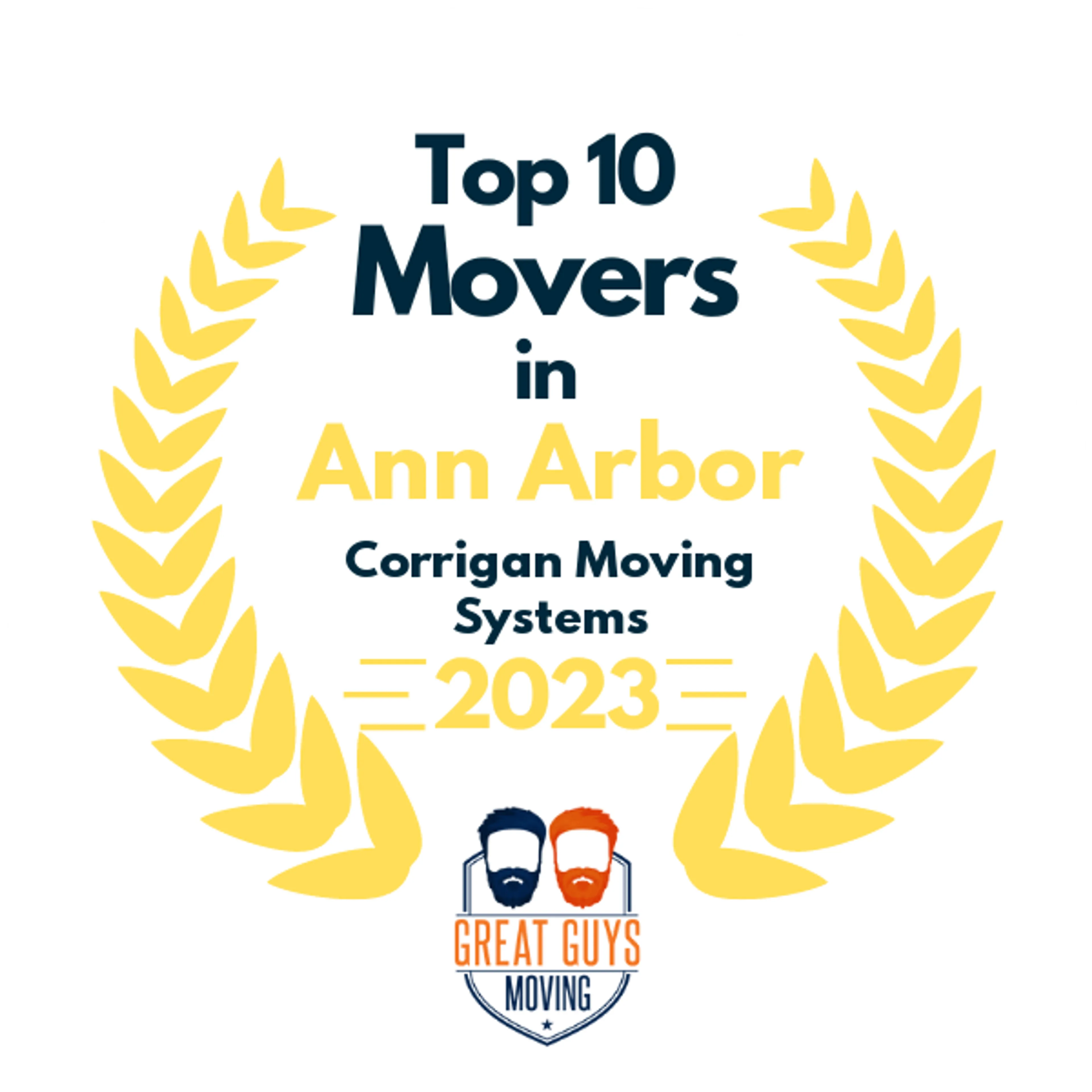 Top 10 Movers in Jackson, MI 2023 award
