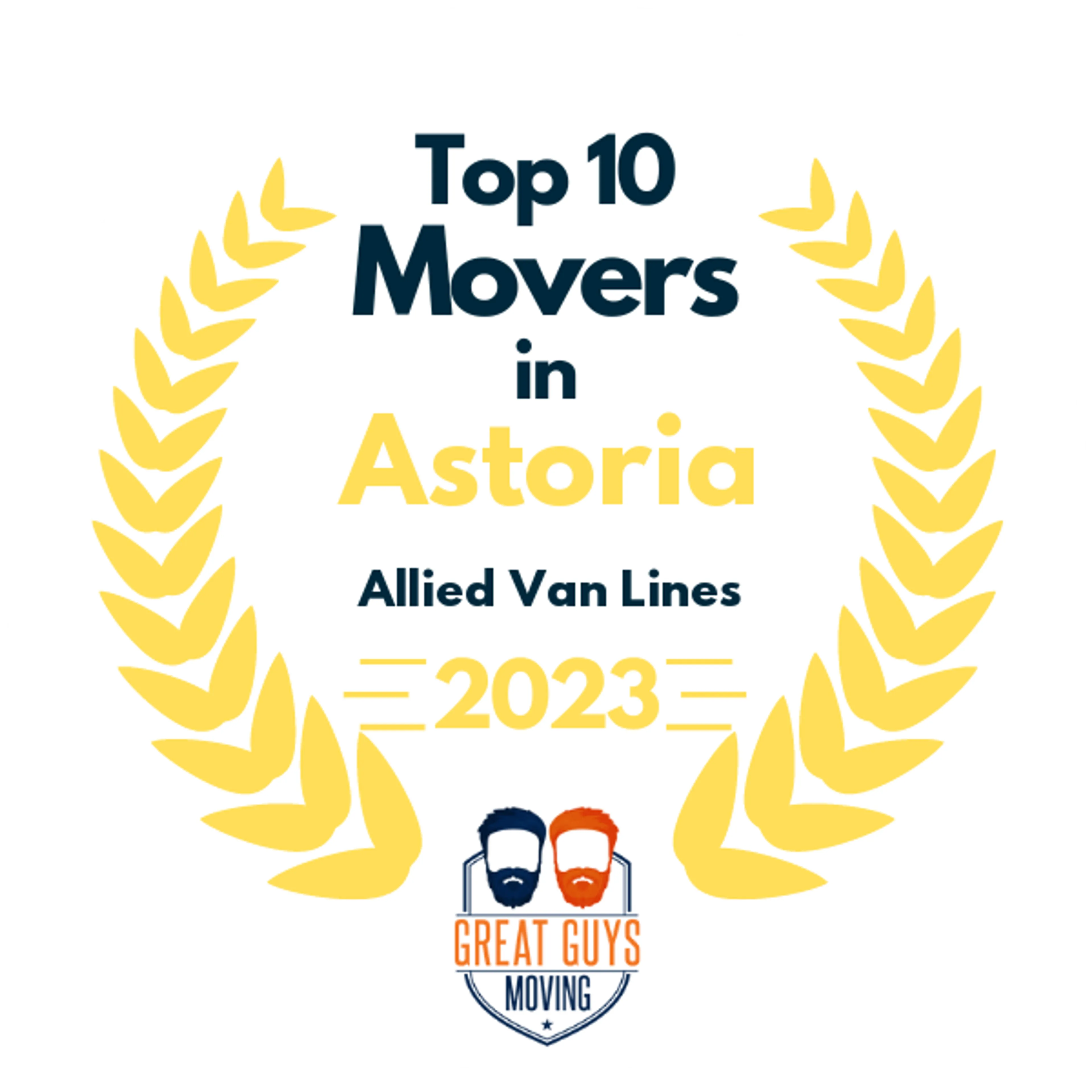 Top 10 Movers in Portland, OR 2023 award