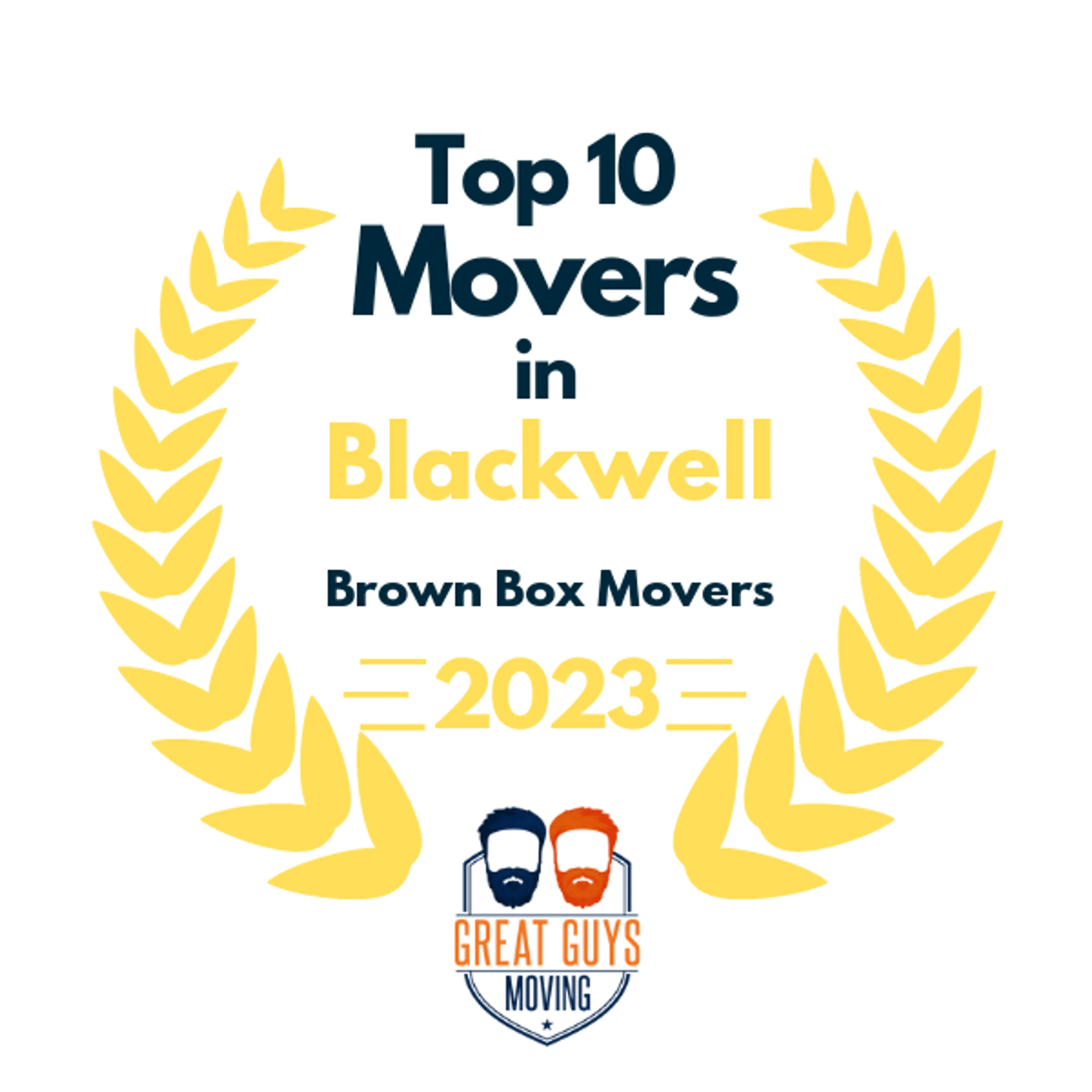 Top 10 Movers in Oklahoma City, OK 2023 award