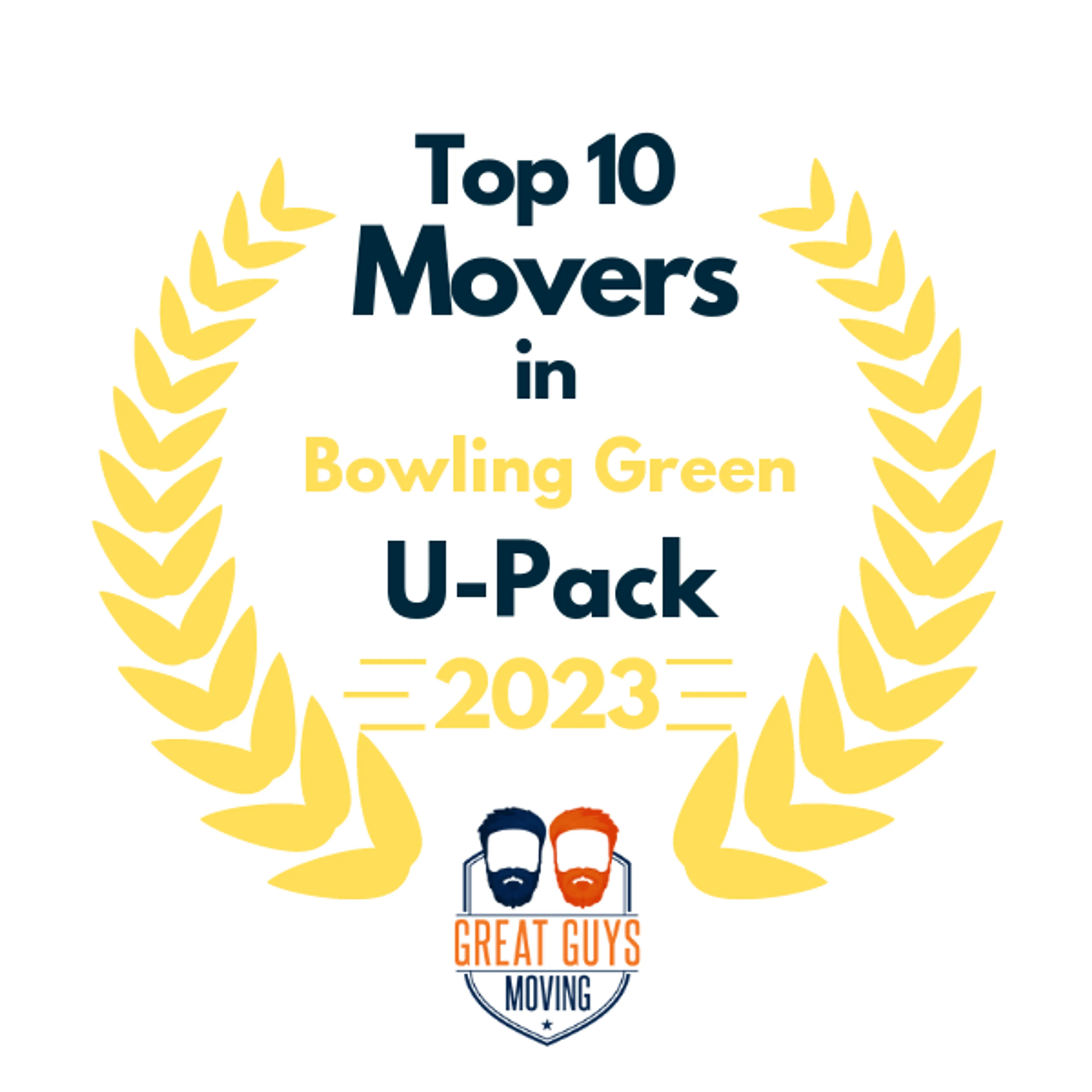 Top 10 Movers in Bowling Green, KY 2023 award