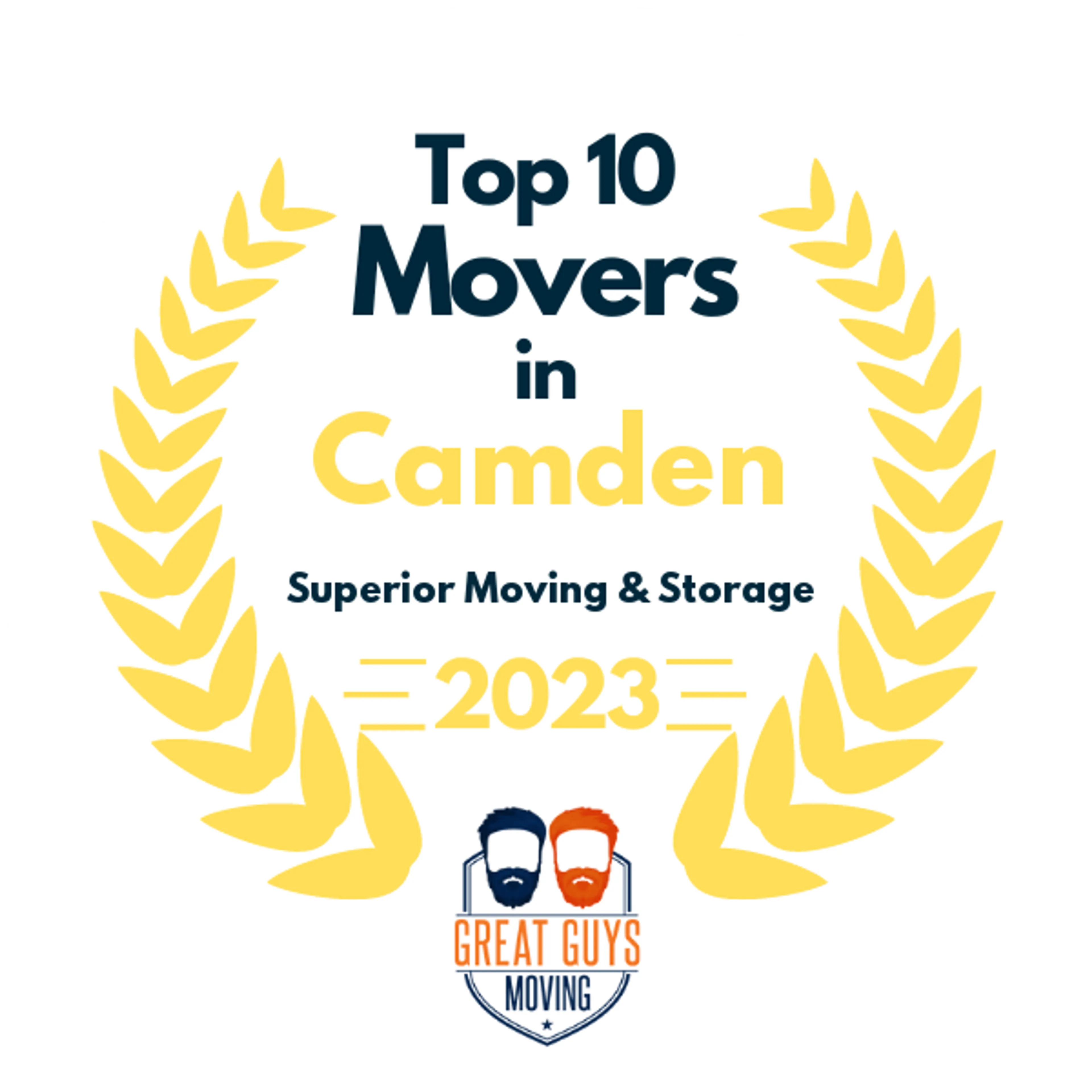Top 10 Movers in Trenton, NJ 2023 award