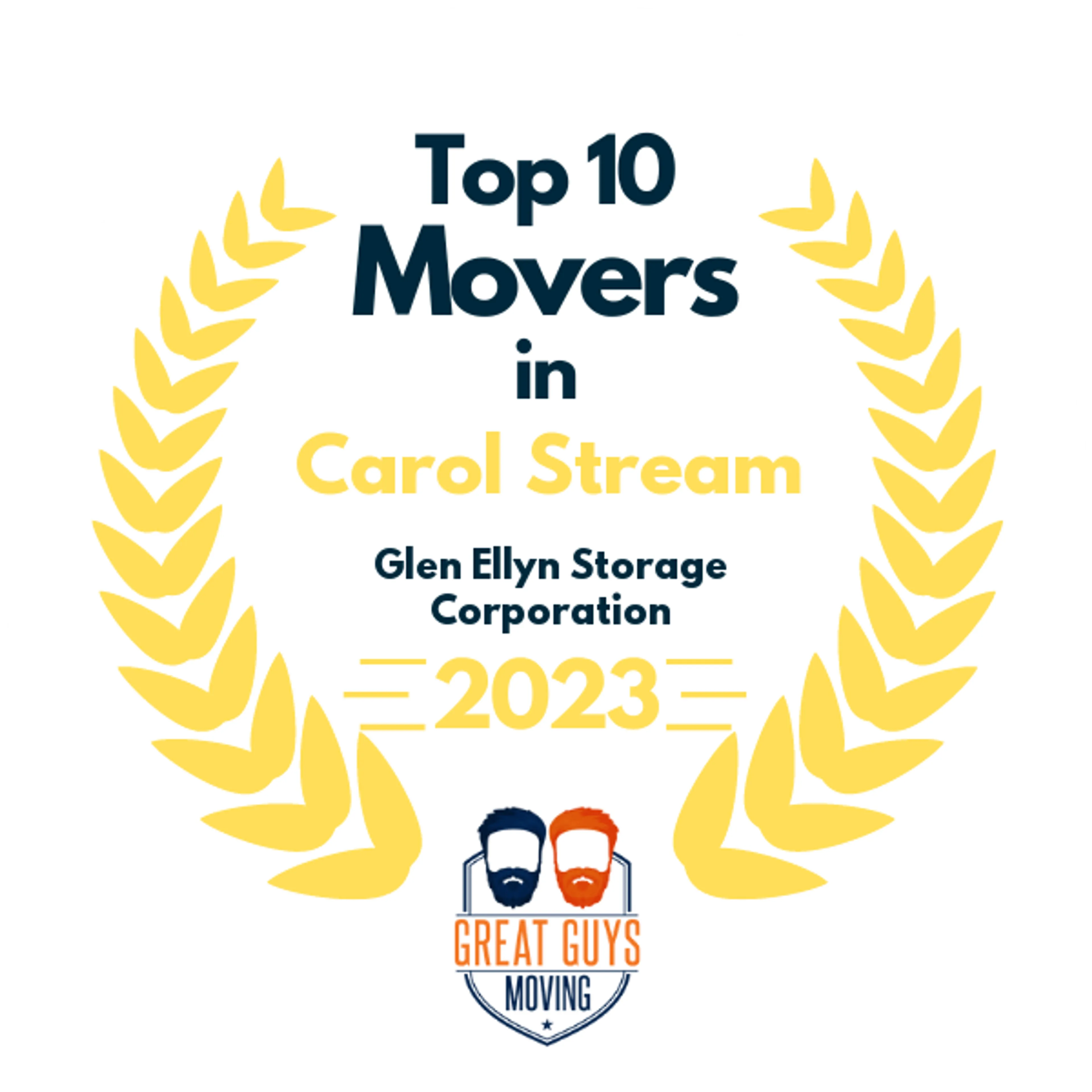 Top 10 Movers in Elgin, IL 2023 award
