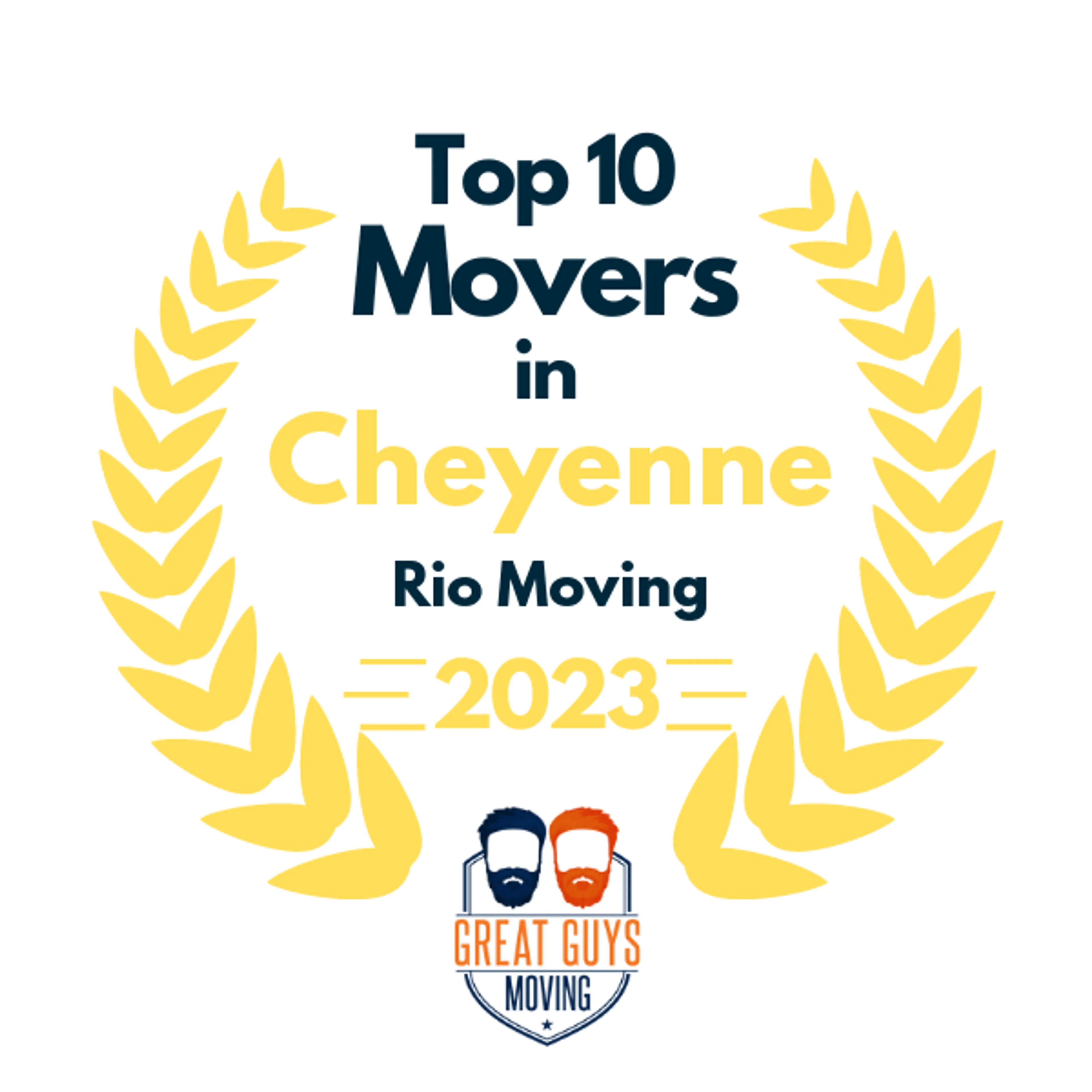 Top 10 Movers in Cheyenne, WY 2023 award