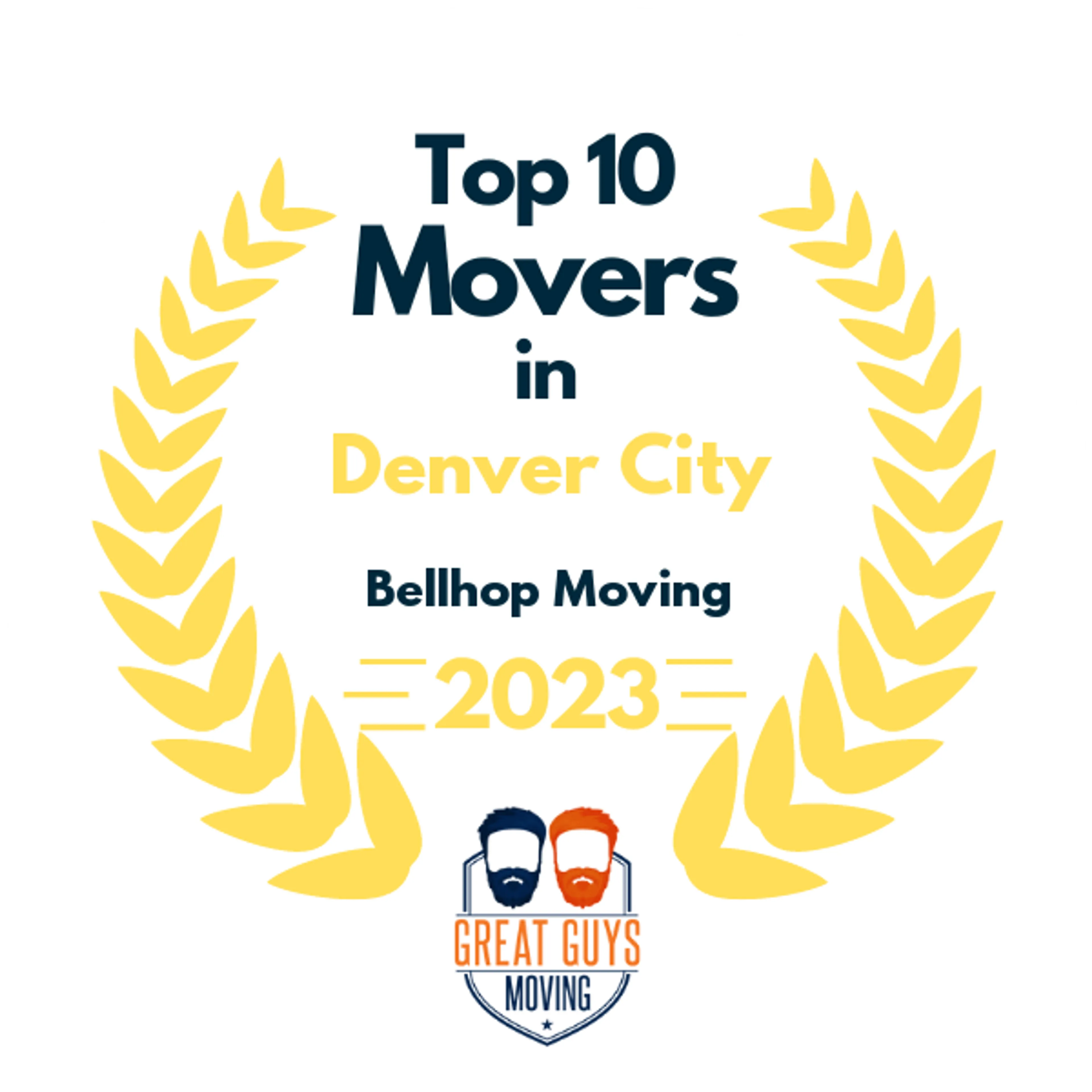 Top 10 Movers in Denver, CO 2023 award