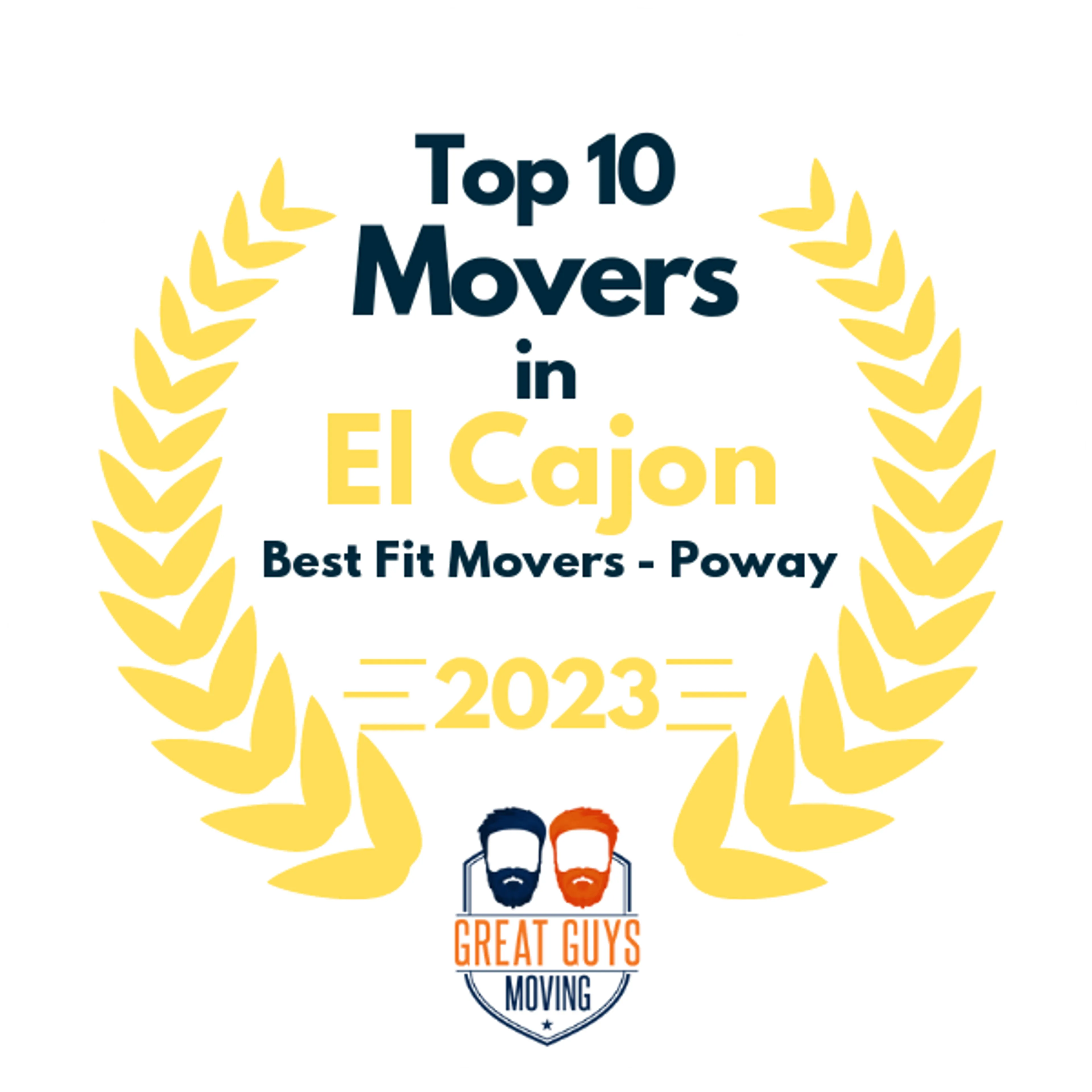 Top 10 Movers in Carlsbad, CA 2023 award
