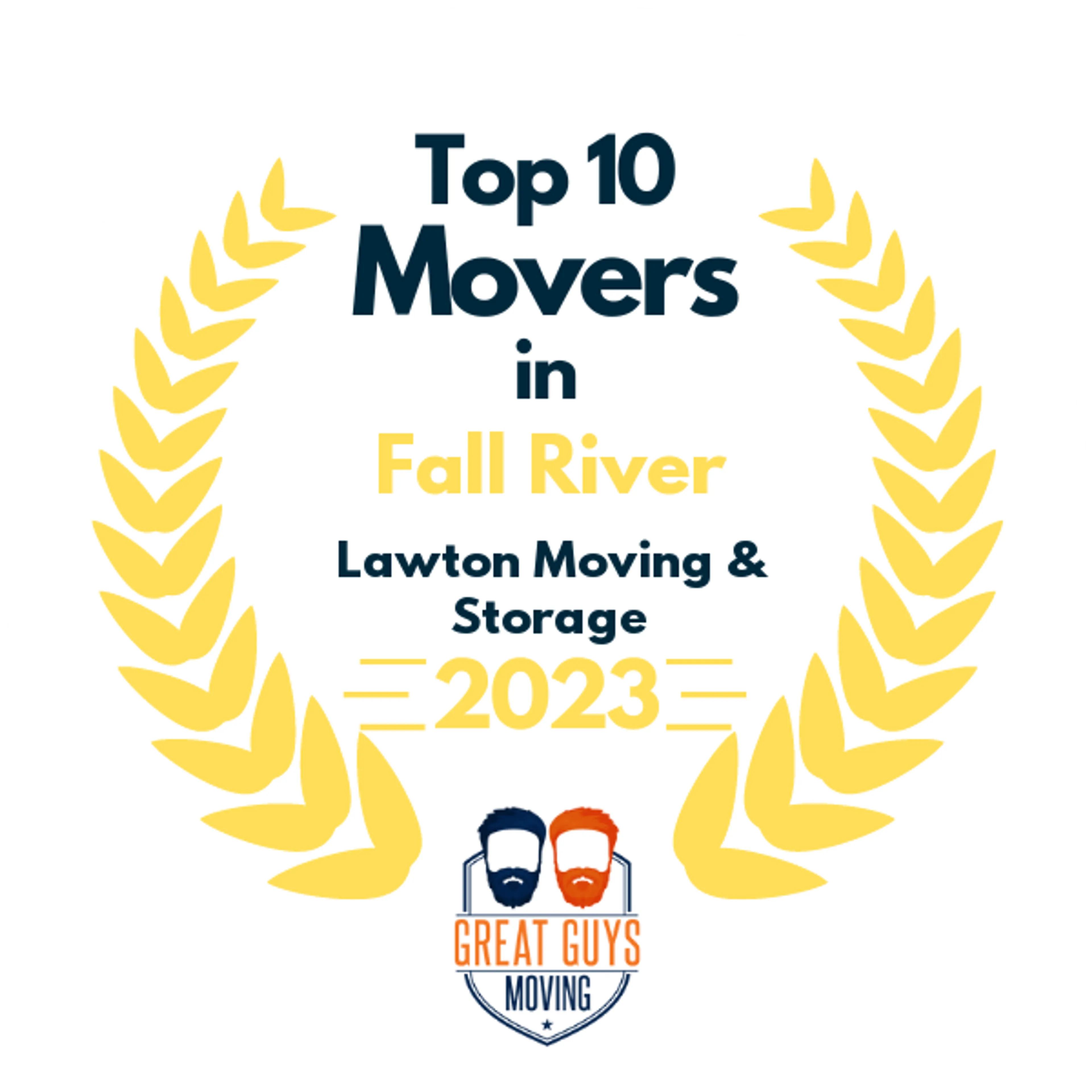 Top 10 Movers in Providence, RI 2023 award