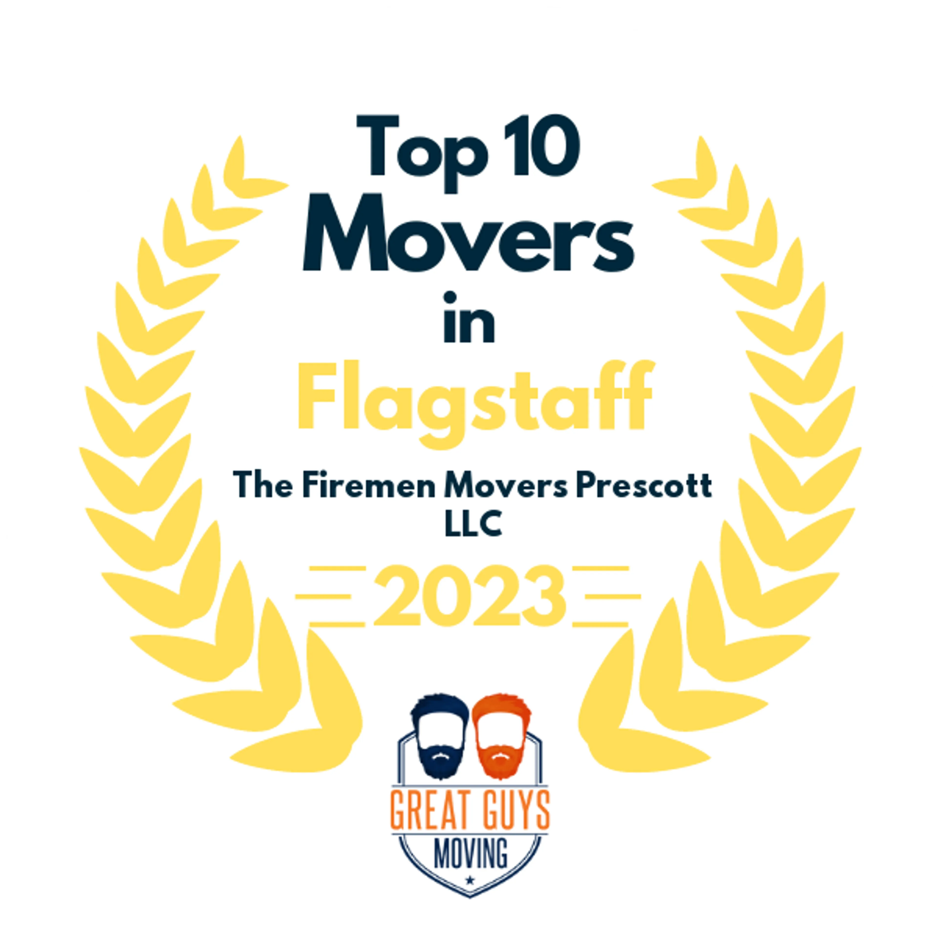 Top 10 Movers in Flagstaff, AZ 2023 award